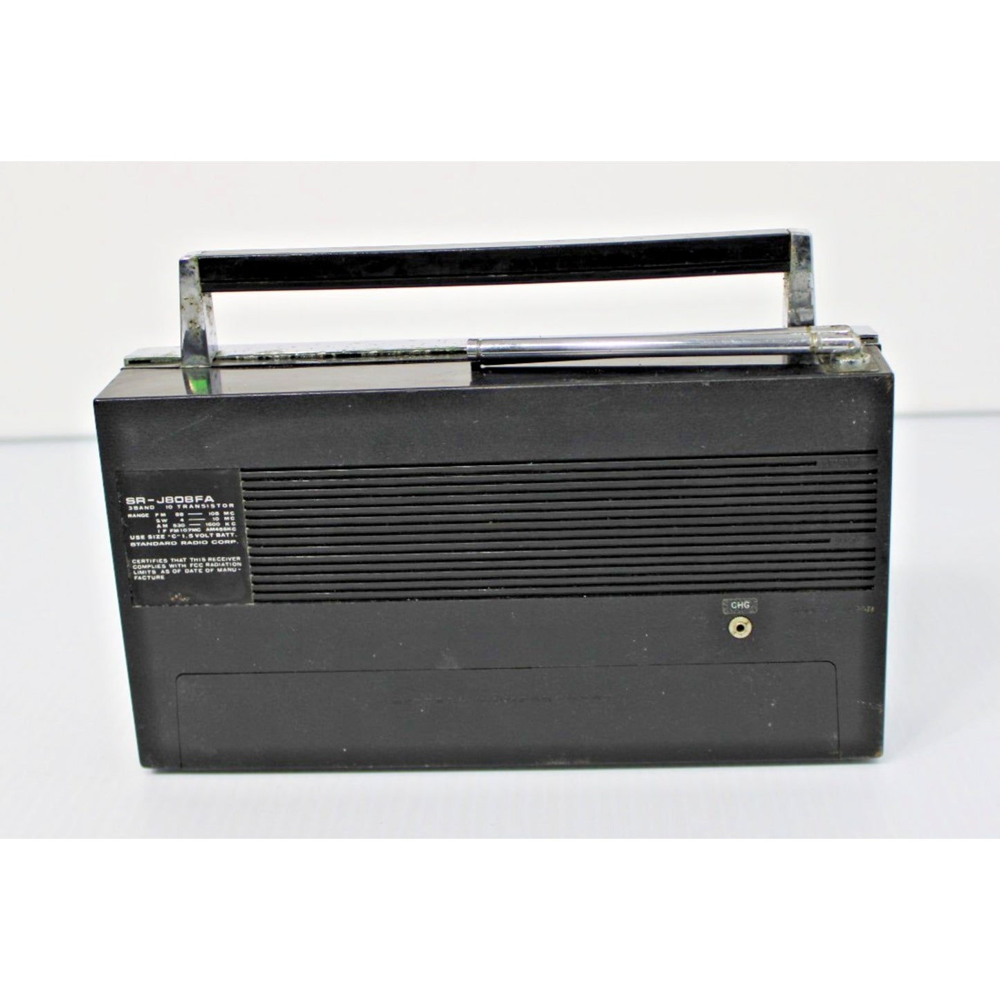 Vintage Retro Standard Portable 3-Band AM/ FM/ SW Transistor Radio SR-J808FA