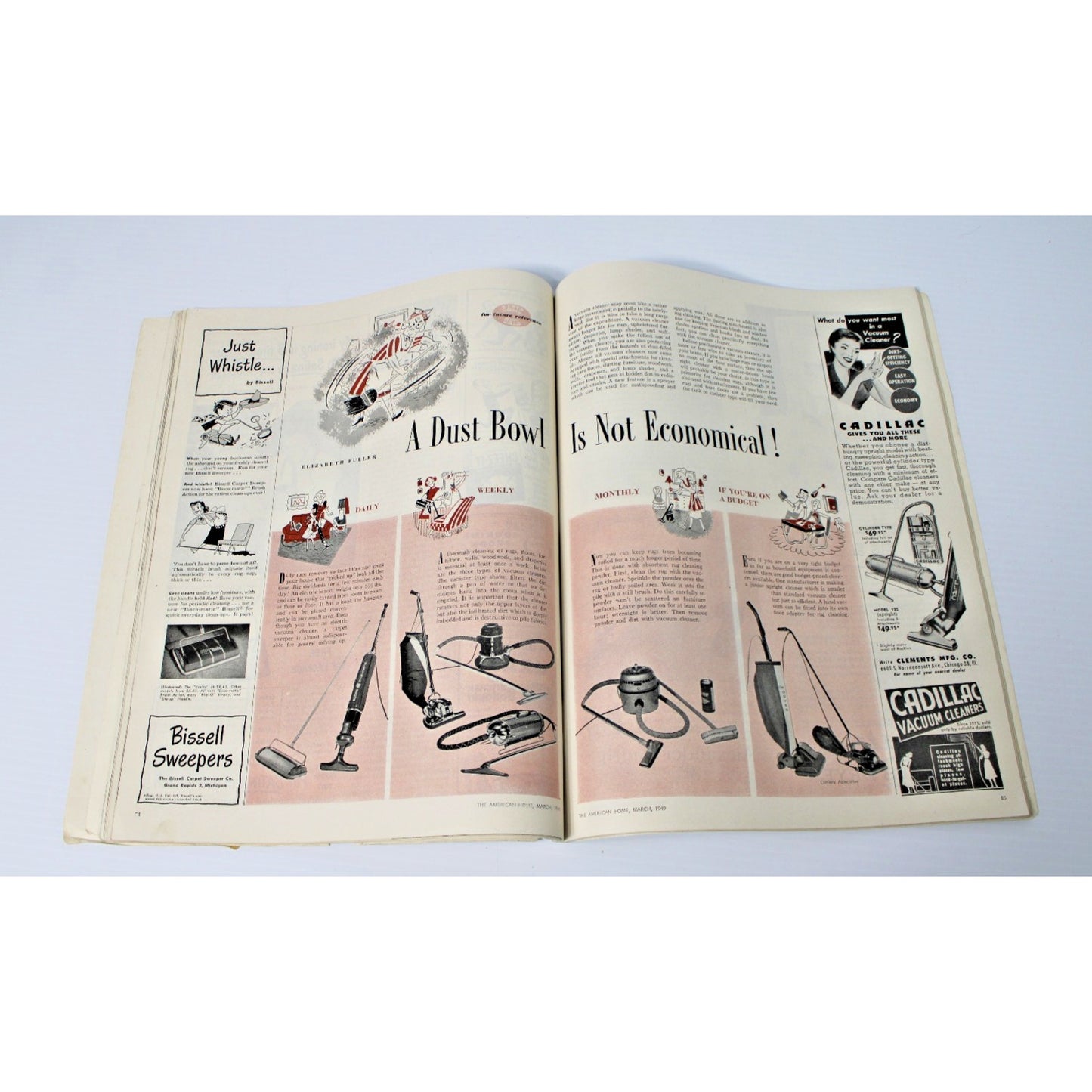 1949 March The American Home Magazine- House Garden Interiors MCM Decorating Ads