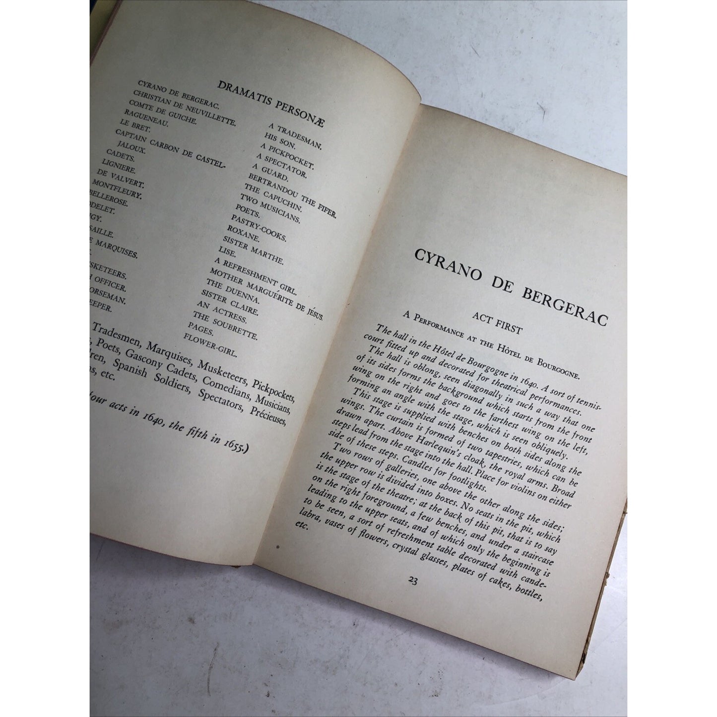 Cyrano De Bergerac By Edmond Rostand 1931 Nino Carbe Illustrated HC DJ