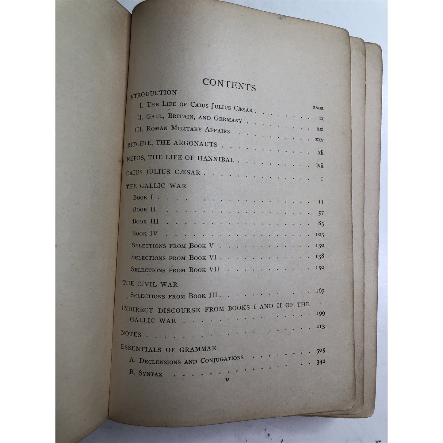 Caesar In Gaul D'Ooge And Eastman 1918 Hardcover Illustrated