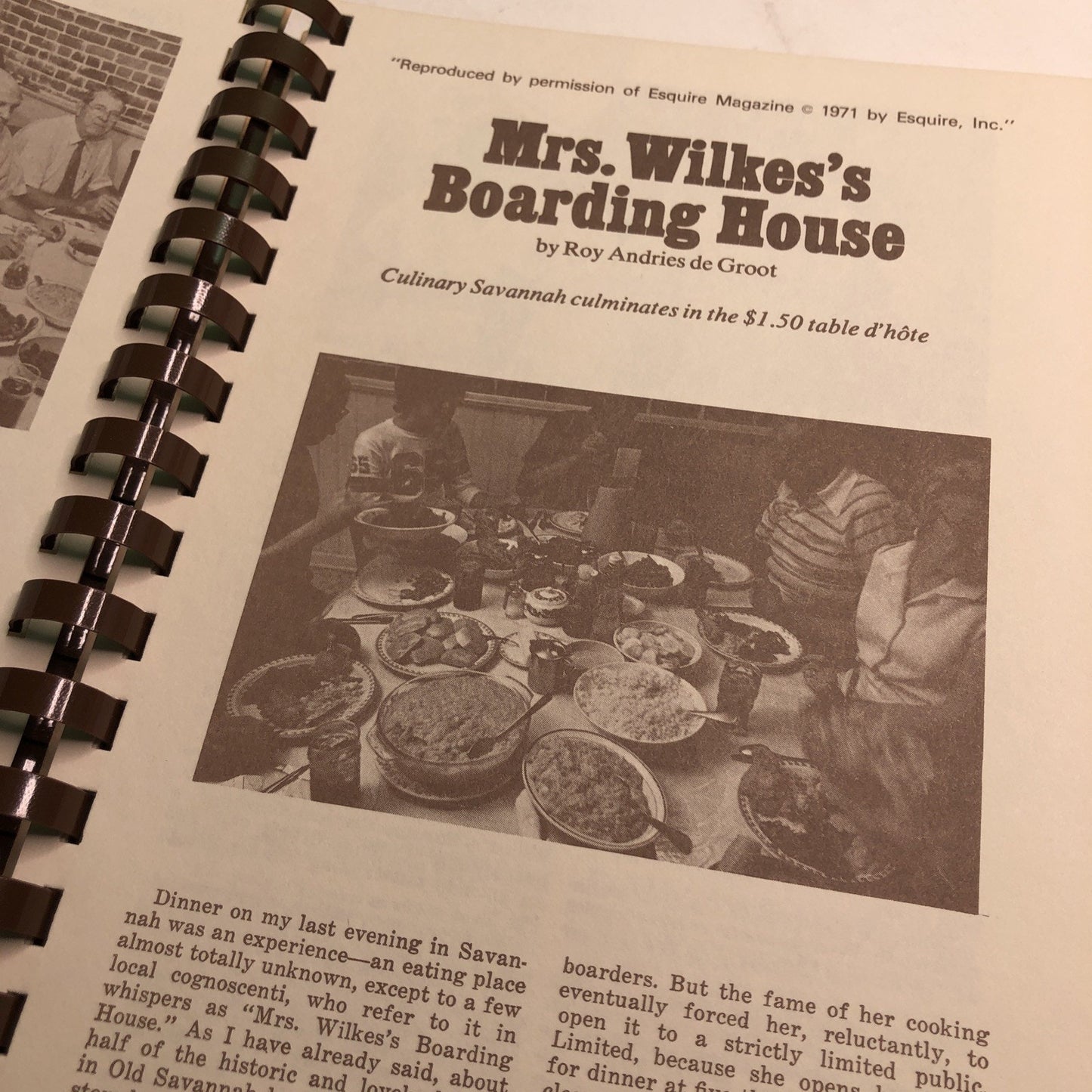 MRS. WILKES BOARDING HOUSE COOKBOOK SAVANNAH GEORGIA FAMOUS RECIPES