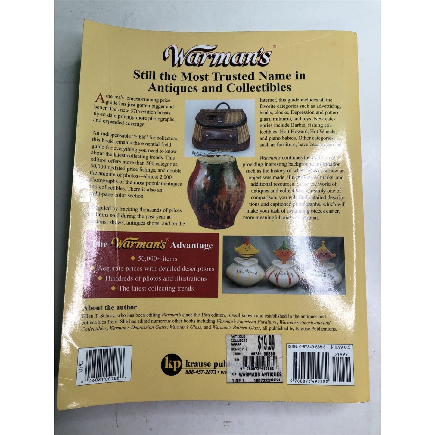 Warman’s Antiques and Collectibles Price Guide 37th Edition Ellen T. Schroy 2003