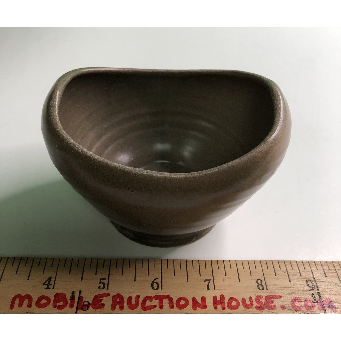 Rare 1956 Pinewood Pottery BOWL DISH By EDITH HARWELL Fairhope AL Alabama