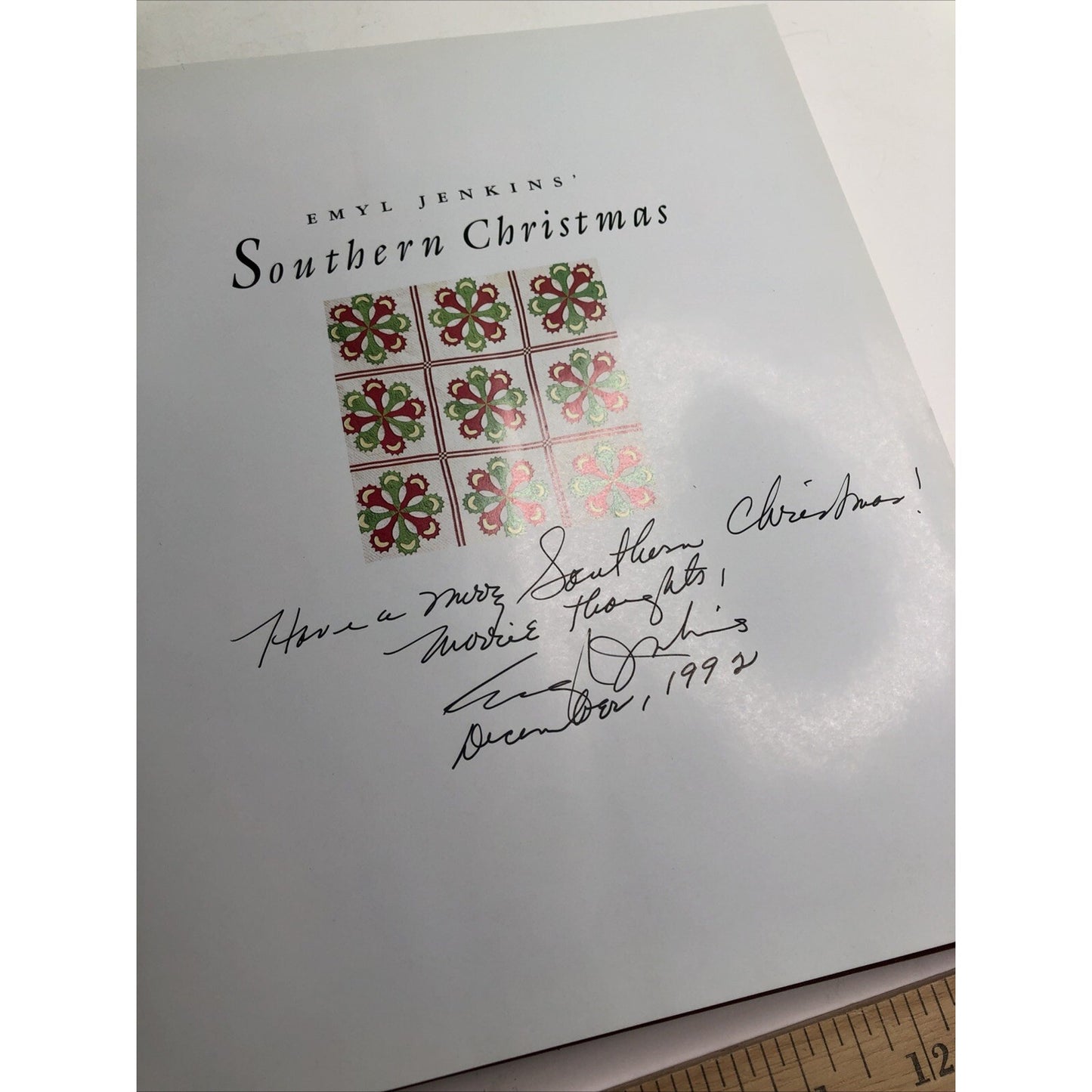 EMYL JENKINS' SOUTHERN CHRISTMAS HC DJ Signed By Author 1992