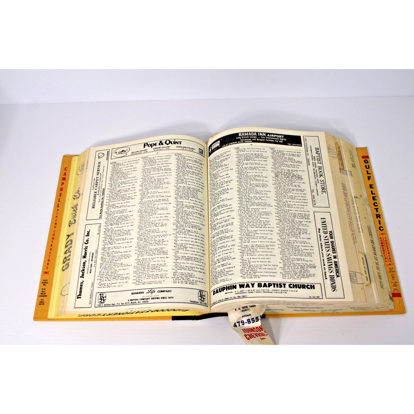 1977 R. L. Polk Mobile County Alabama City Directory Advertising History AL