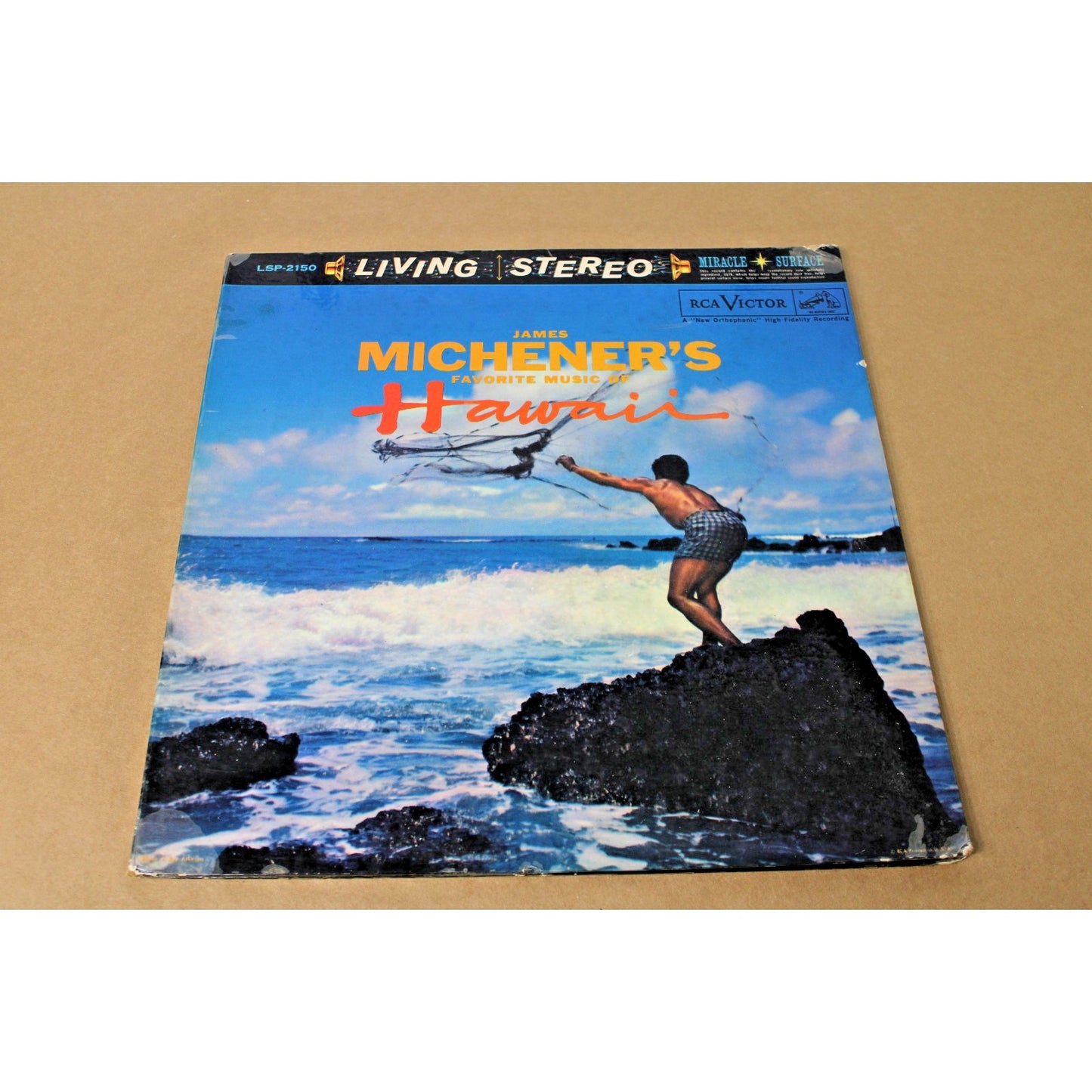 1958 James Michener's Favorite Music of Hawaii Gatefold Cover LP Record LPM-2150