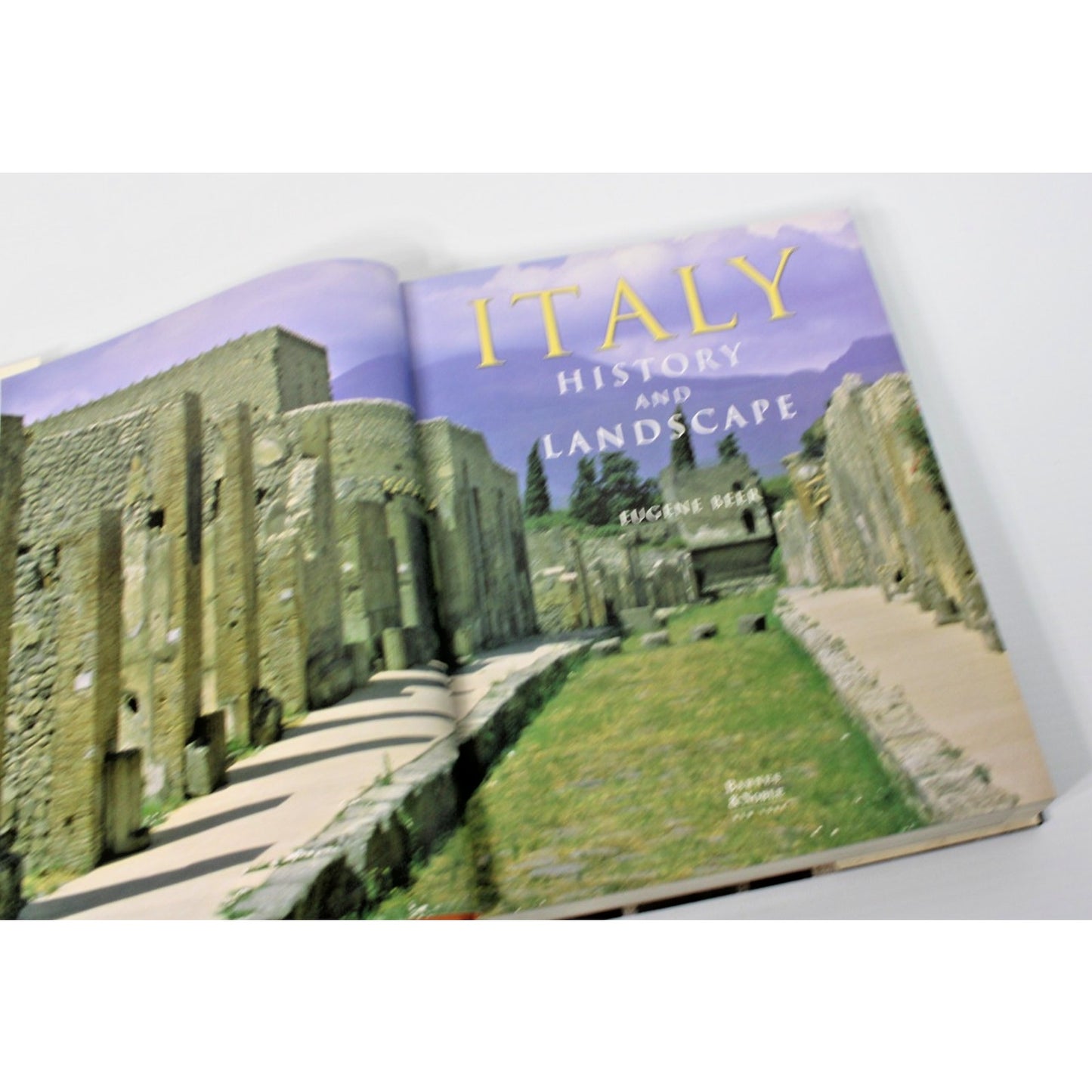 Italy: History and Landscape- Eugene Beer, 2006 HC/ DJ EXCELLENT Travel, Photos