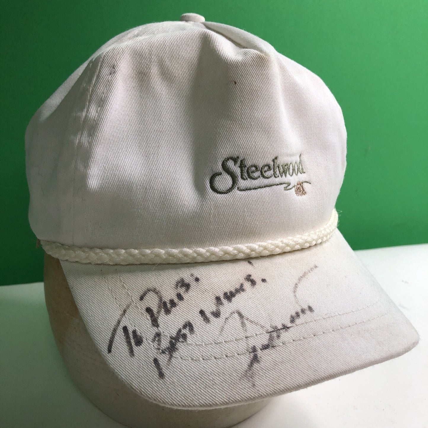 Autographed By Player Cap GOLF Steelwood Country Club Alabama