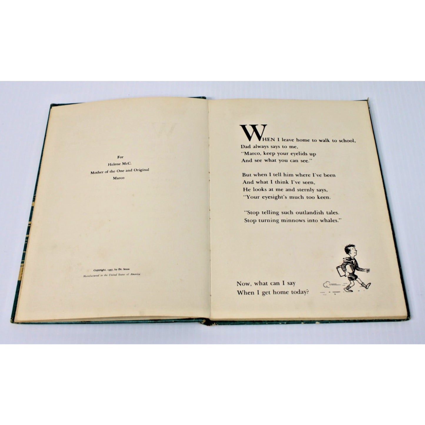 Out-of-print 1957 Dr. Suess "And To Think That I Saw It On Mulberry Street"