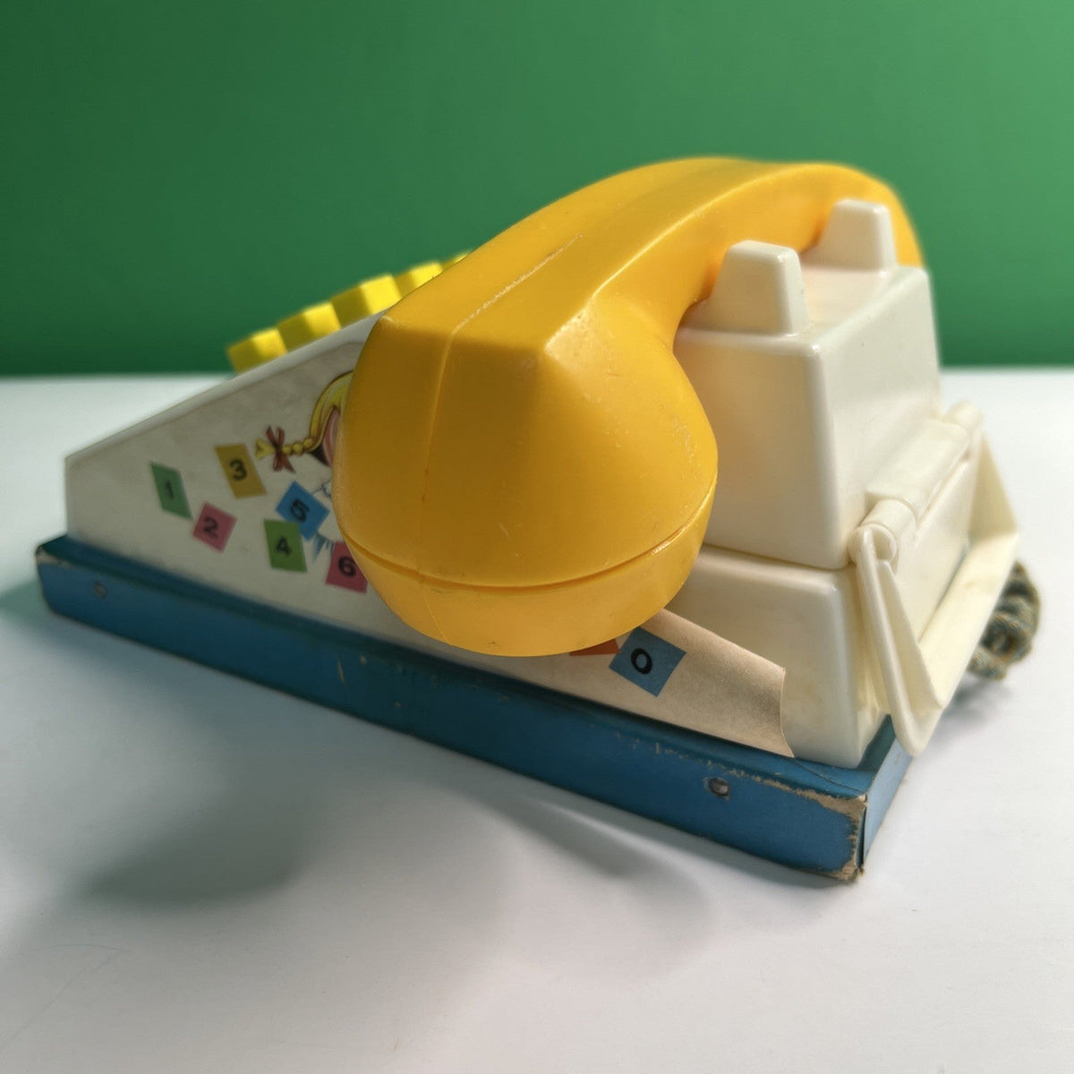 Vintage 1968 Fisher Price Pop Up Pal Chime Phone #150 Toy Telephone