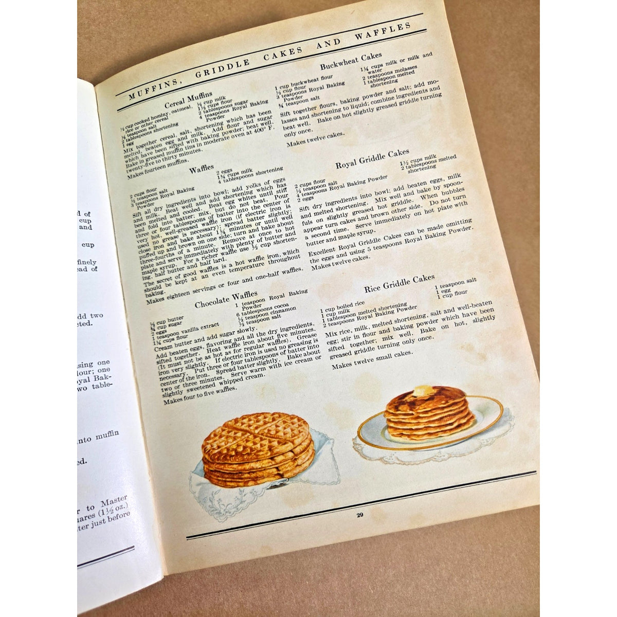 1929 Any One Can Bake Cookbook - Royal Baking Powder Co. - Vintage Art Deco