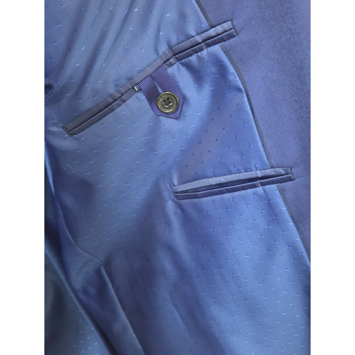 NWT Crown & Ivy Aerocool Blazer 48R Bright Blue Modern Fit Sport Coat Jacket