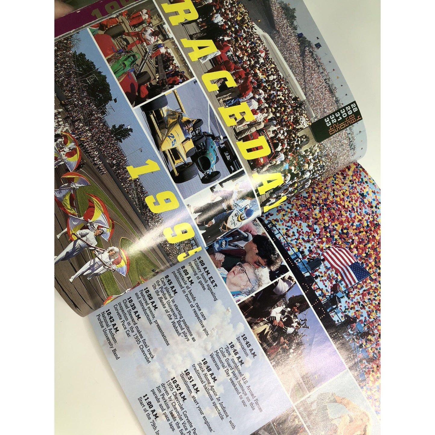 1995 79th Annual Indianapolis 500 Official Program And Tickets