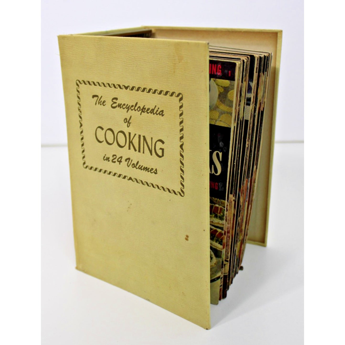 The Encyclopedia Of Cooking In 24 Volumes 1950’s Over 4,400 Recipes Pre-Owned