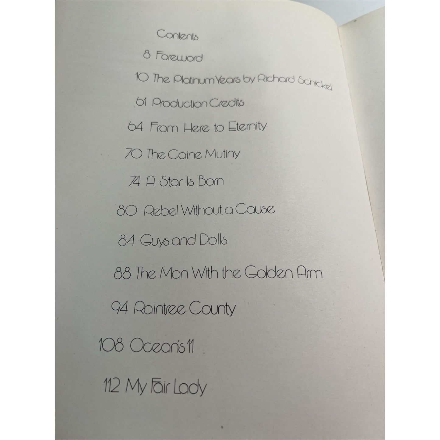 Platinum Years by Robert Willoughby and Richard Schickel HC DJ 1974