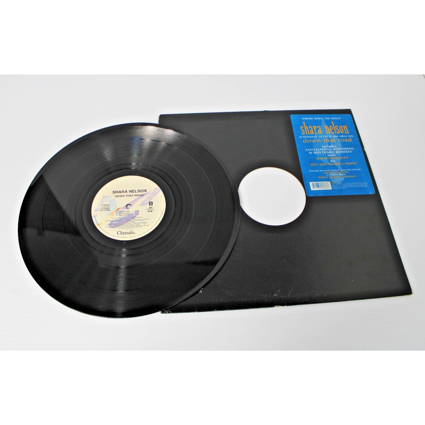 Shara Nelson- Down That Road - 12" Vinyl 1994 CHRYSALIS, Massive Attack- RARE!