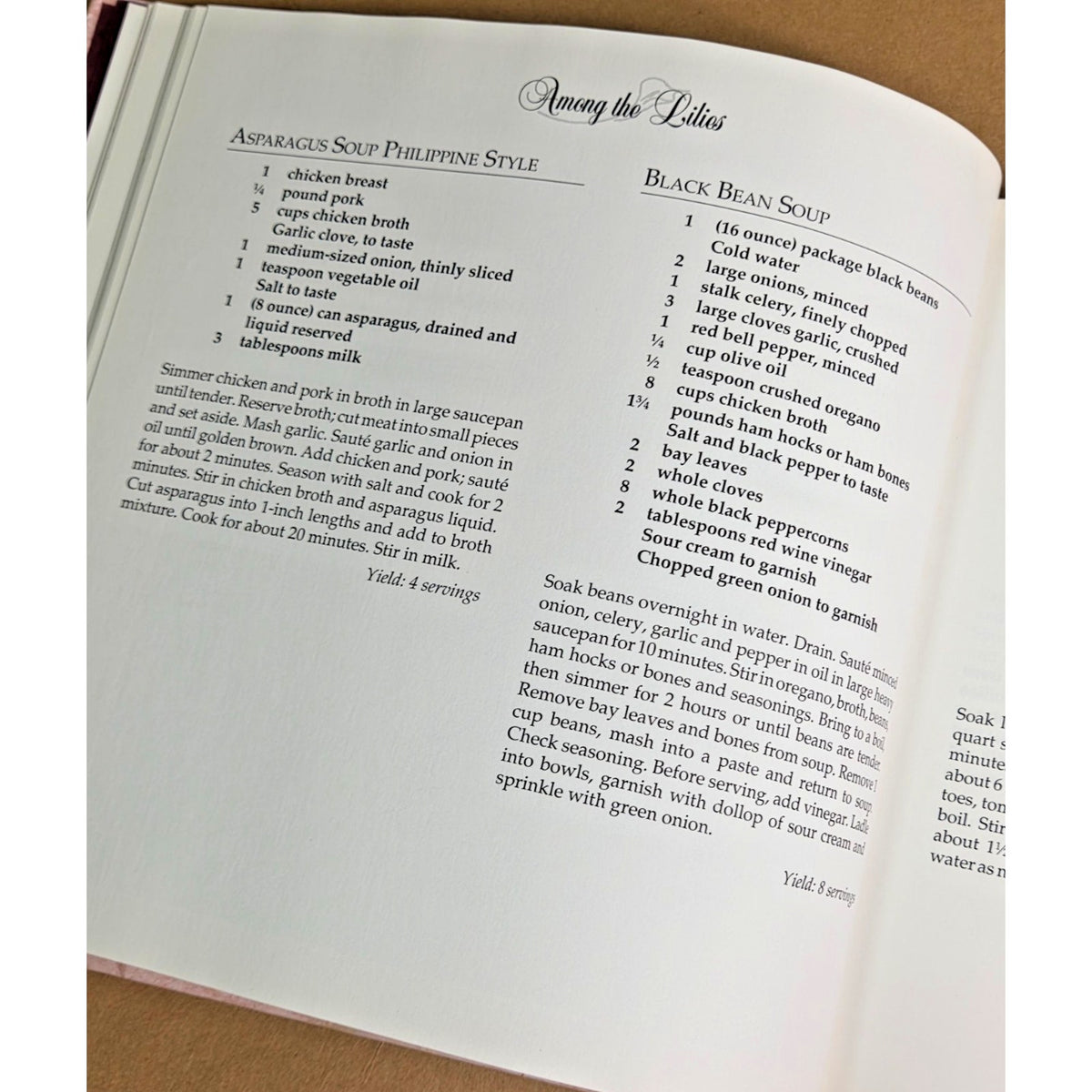 1992 "Among the Lilies" Cookbook - 1st Edition - First Baptist Atlanta - Stanley