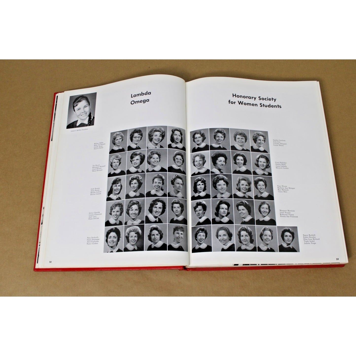 1963 University of Southwestern Louisiana "L'acadien" Vintage Yearbook
