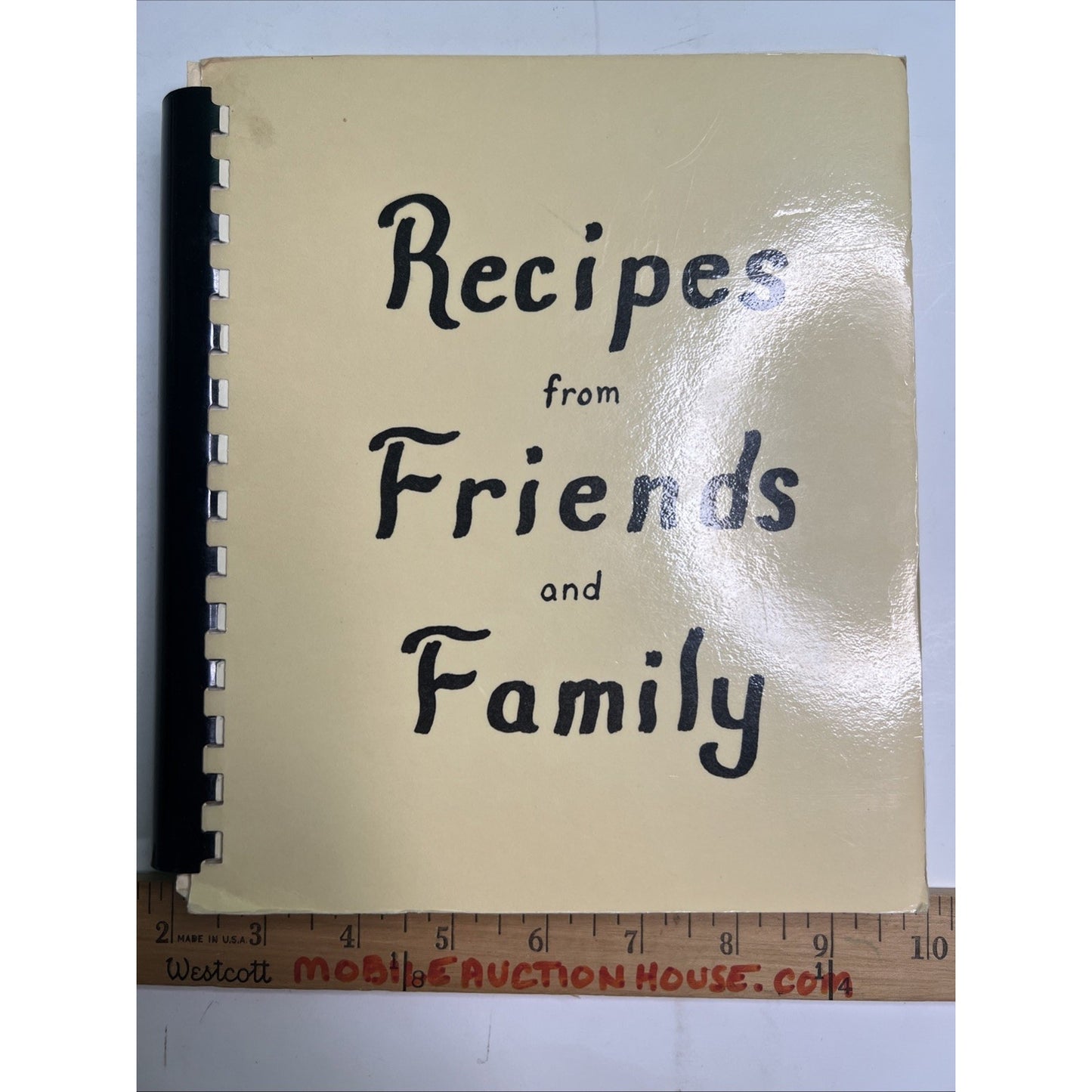Recipes from Friends and Family 1980 Cookbook Mennonite