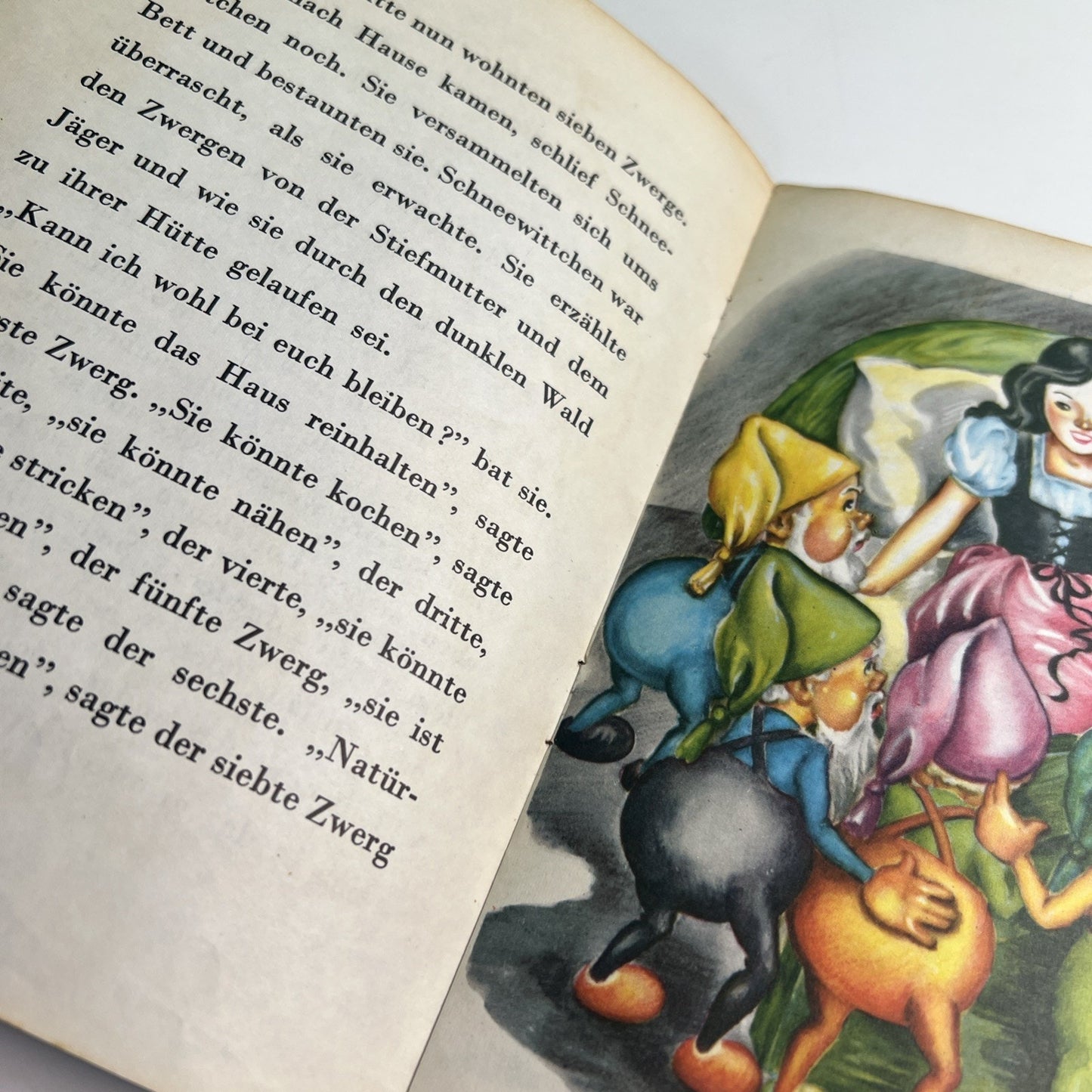 Vtg Schneewitchen und die sieben Zwerge Sweden Swedish Snow White & 7 Dwarves PB