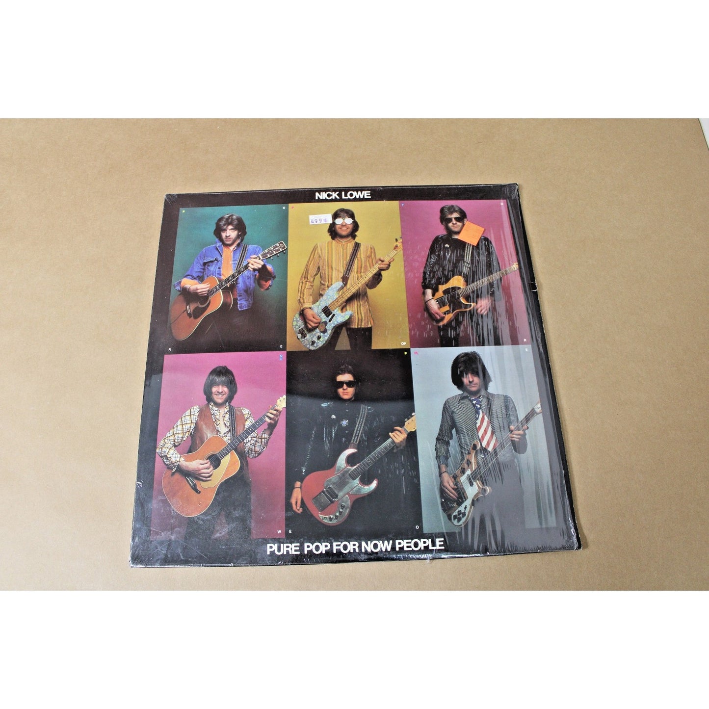 1978 Nick Lowe- Pure Pop for Now People, Debut Promo with Inner Sleeve, Low-fi