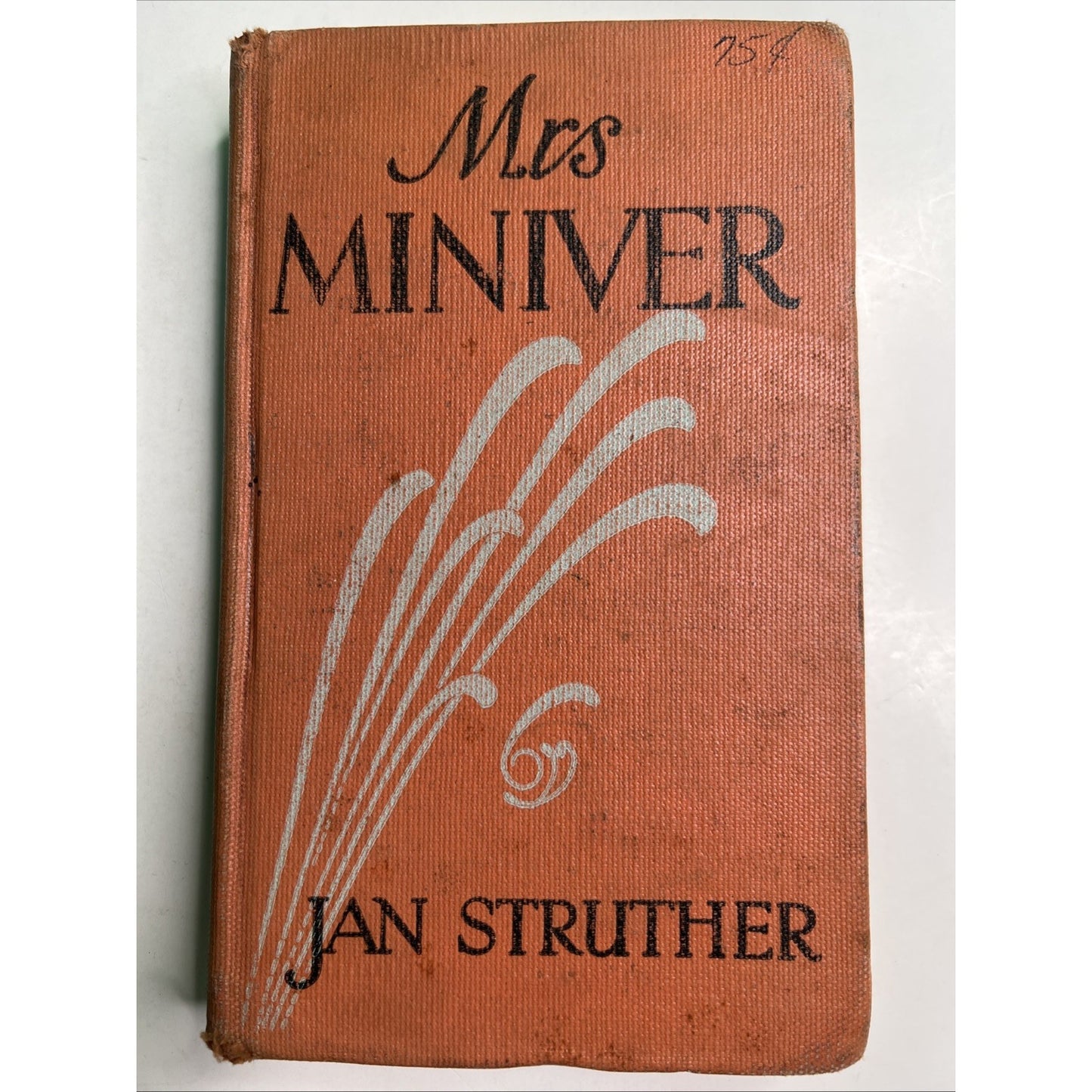 1942 HC by Jan Struther MRS. MINIVER Ex Library