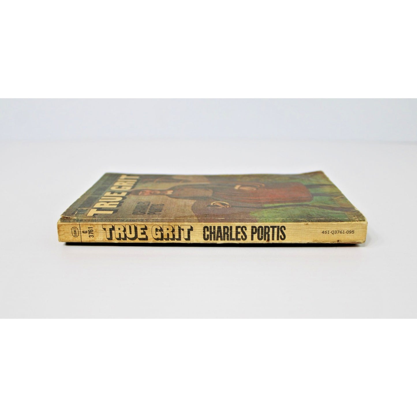 Vtg 1969 True Grit- Charles Portis Signet Books 7th Printing Movie Promo Western
