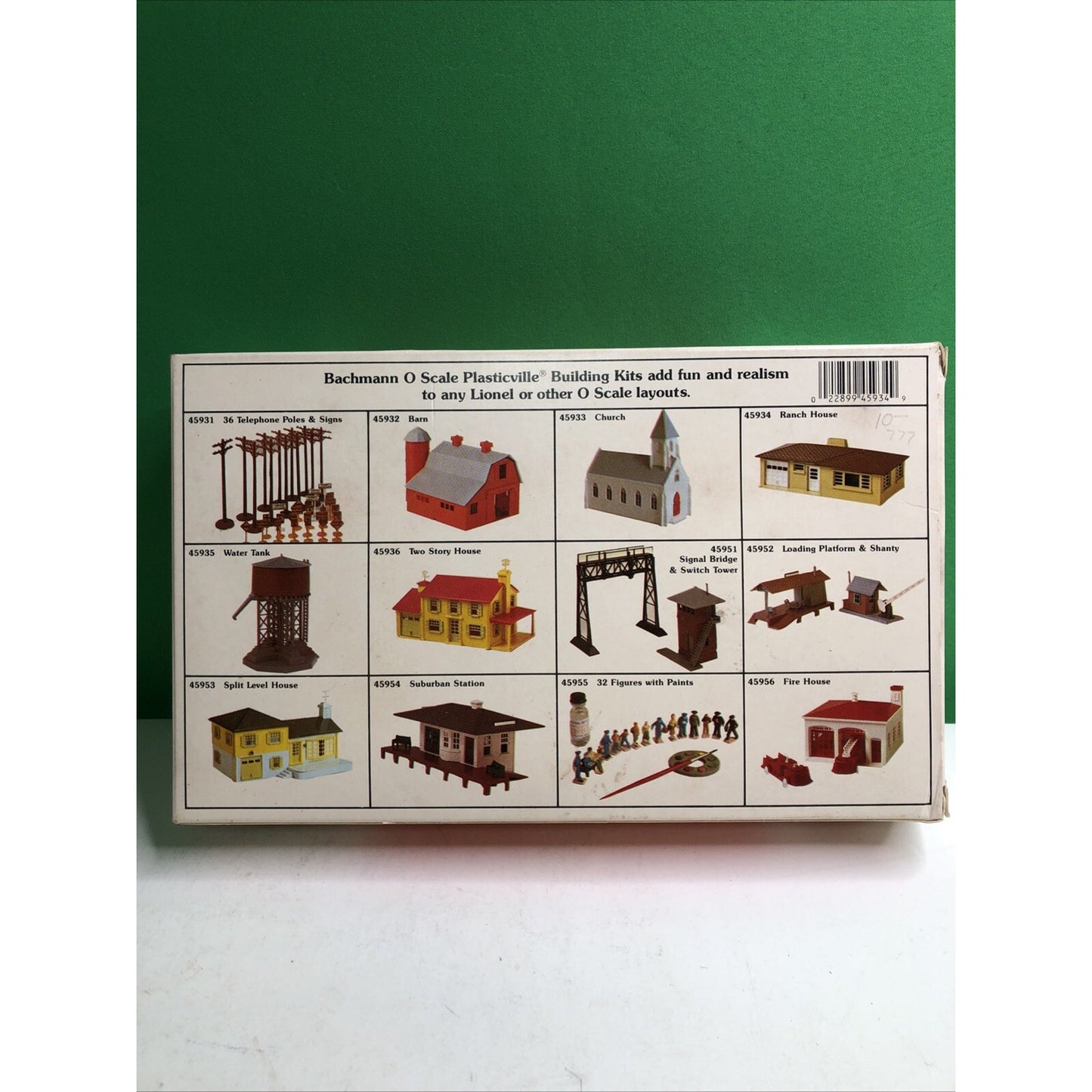 Bachmann Plasticville O Scale #1934 Ranch House Snap Fit Kit Train Lionel