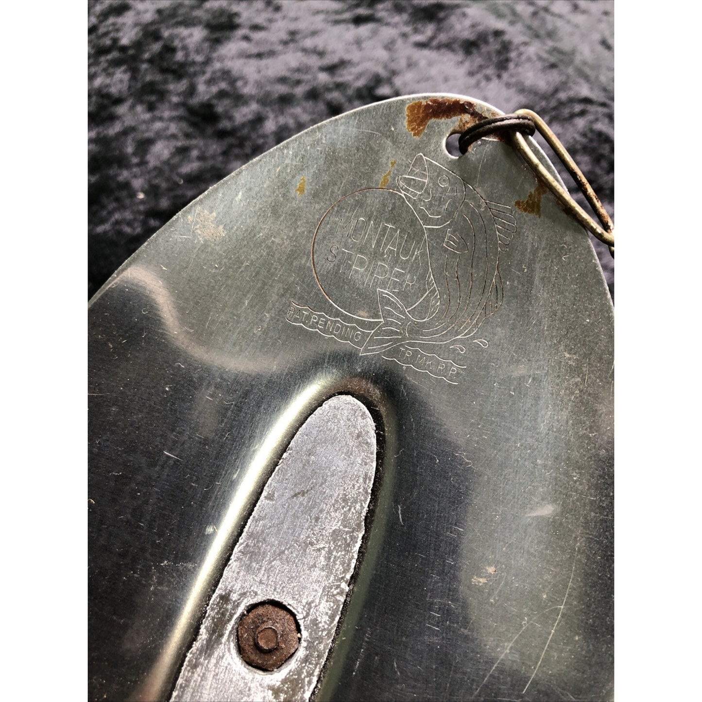 Vintage Montauk Striper Pet Spoon Deep Sea Fishing Lure 12”