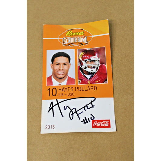 2015 Senior Bowl Signed/ Autographed Rookie Card, Hayes Pullard, USC (NY Jets)