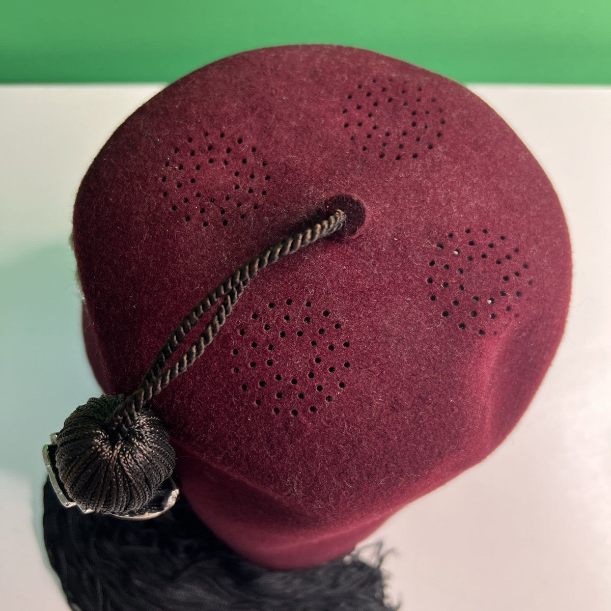 Vintage Shriners Fez Masonic Hat Hadji Pin Tassel Harry M. Osers Co. New York