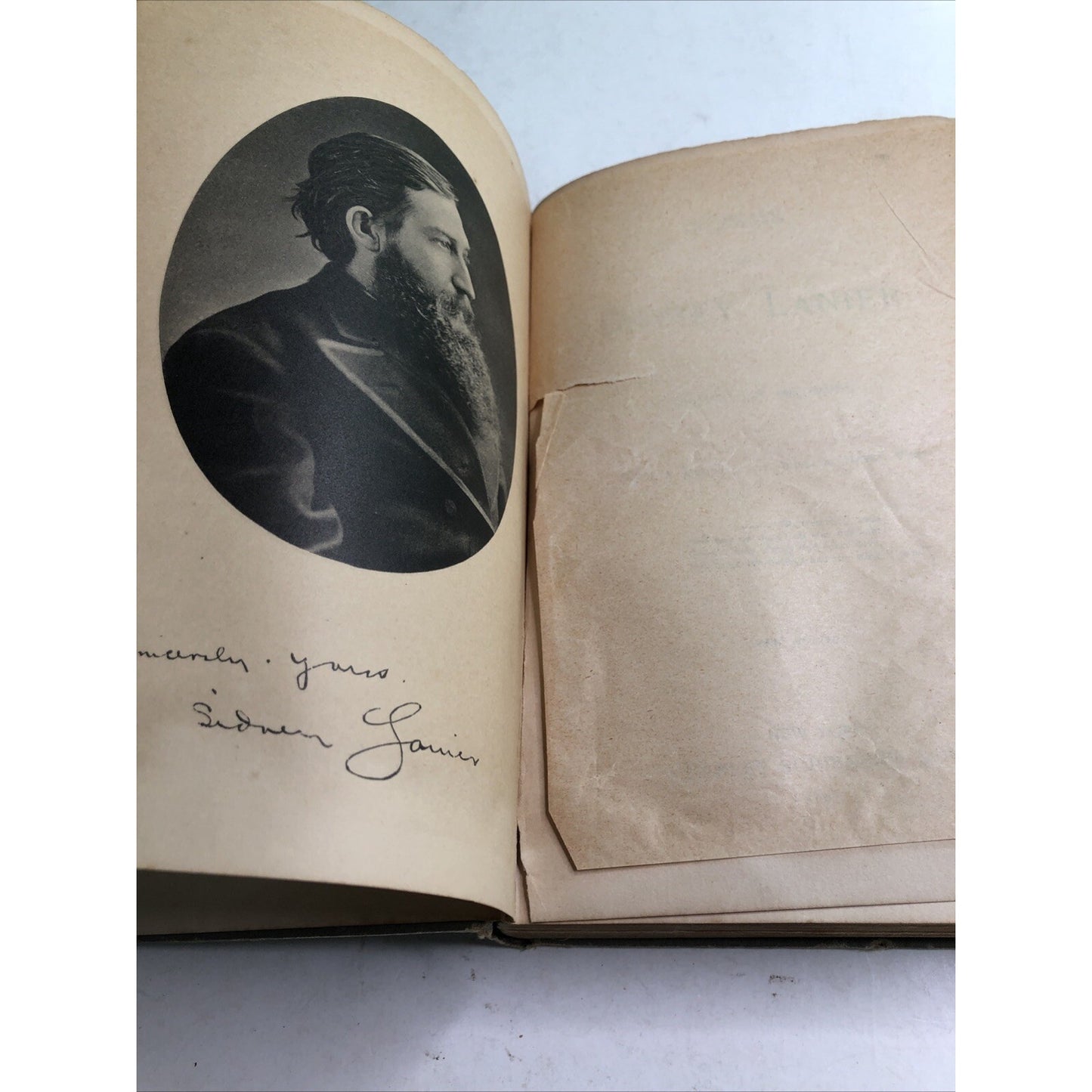 Poems of Sidney Lanier Hardcover Edited by His Wife New Edition 1894