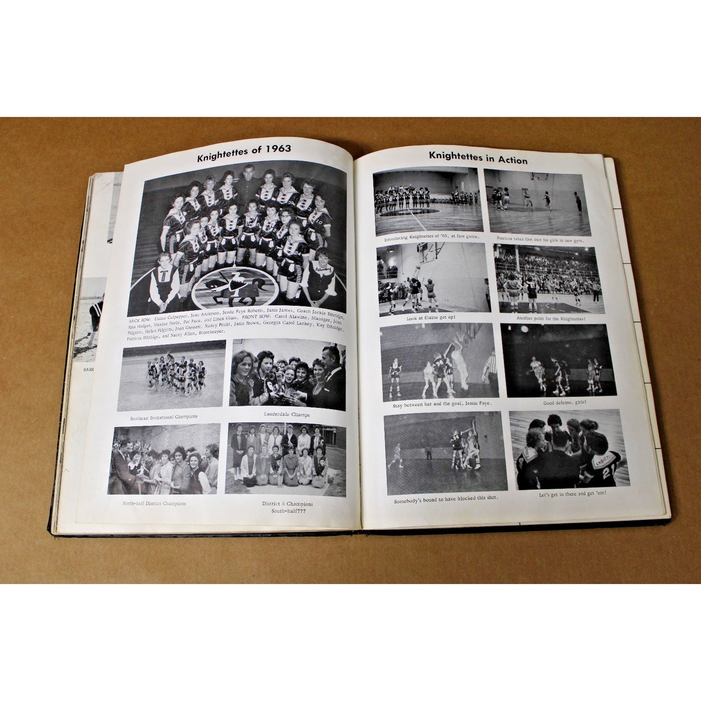 VTG. 1963 The Lance West Lauderdale High School's 1st Yearbook, Collinsville, MS
