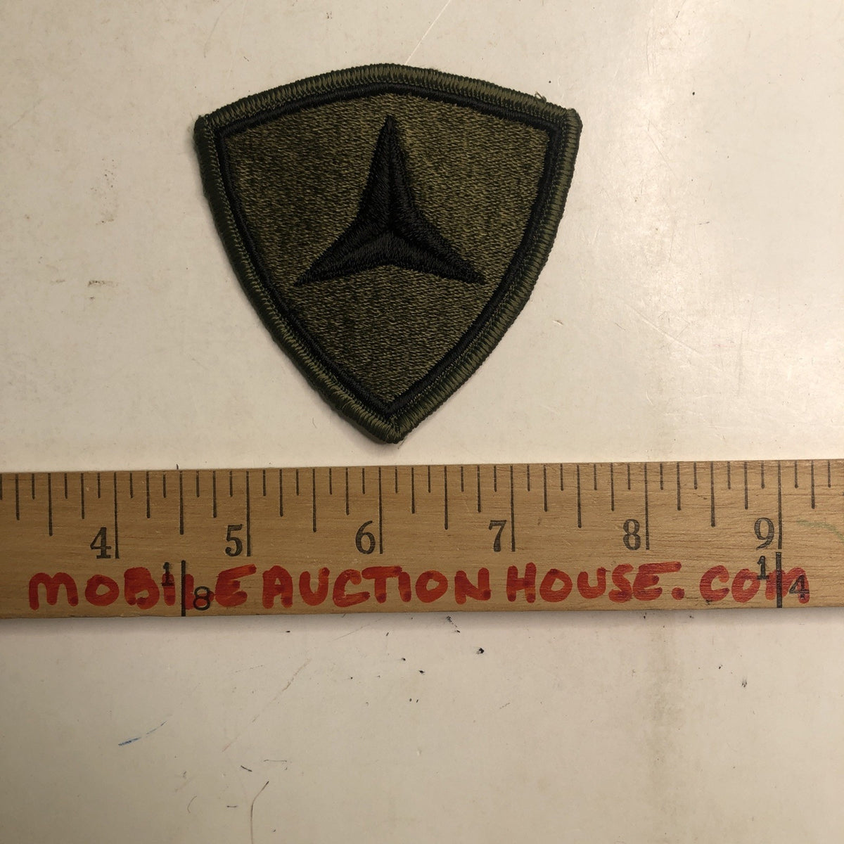USMC 3rd Marine Division Embroidered PATCH Subdued OD Green 3d MarDiv Marines
