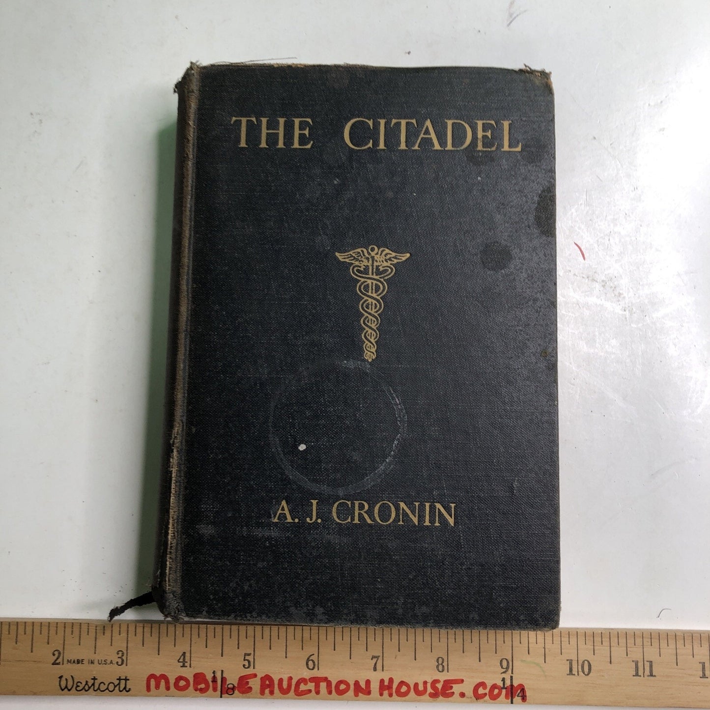 The Citadel 1937 by A.J. Cronin New York USA Vintage Hardcover Book Used