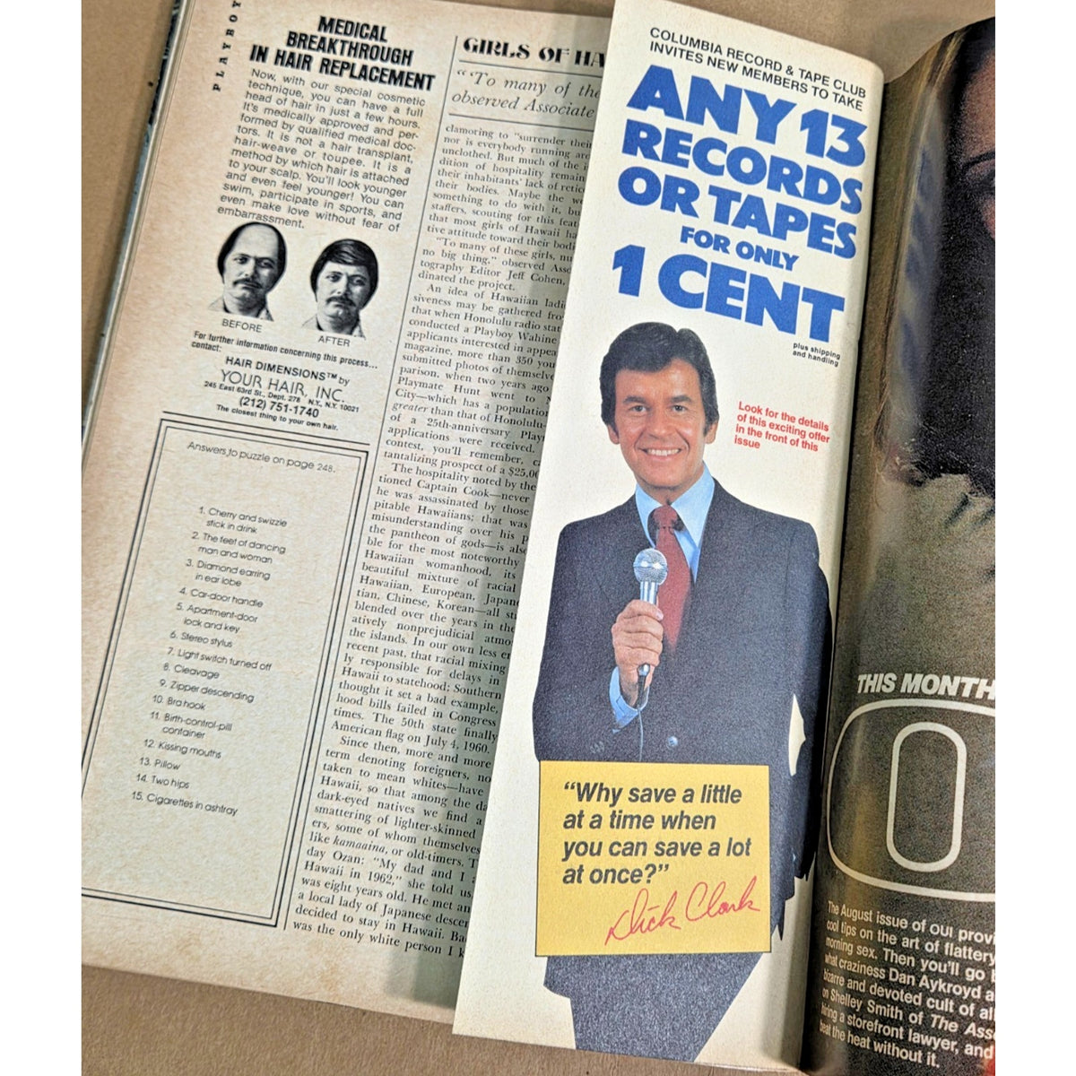 Playboy August 1980 Bo Derek Bo Encore Ronald Reagan Article Porsche 928 Ad