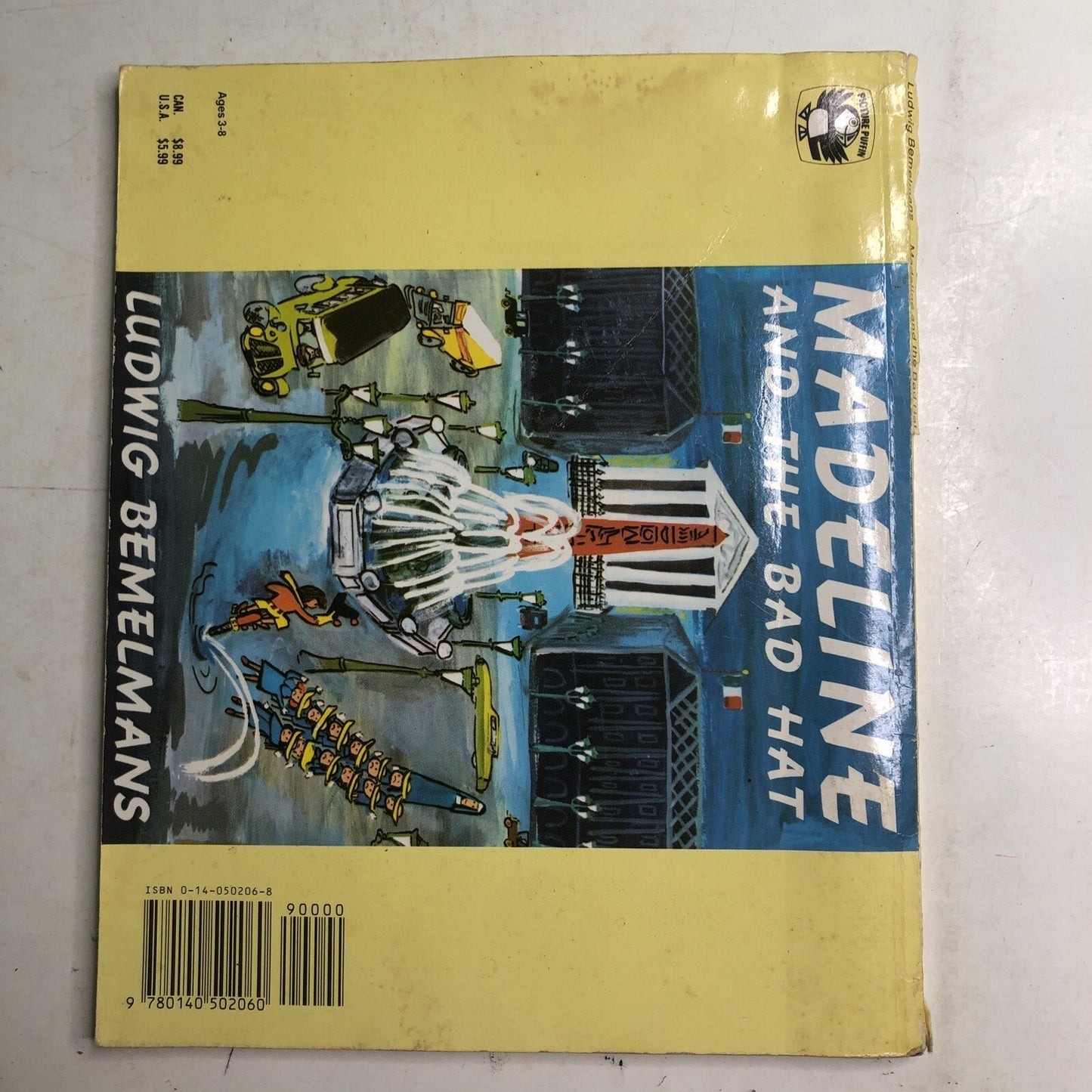 Madeline and the Bad Hat Book Vintage Children's Storybook 1984 Collectible PB