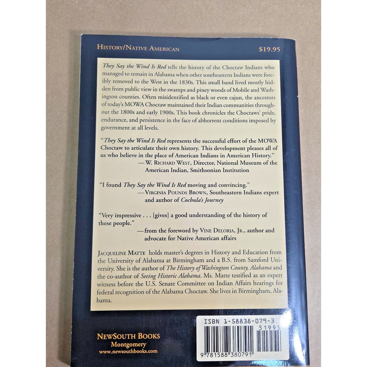 They Say the Wind Is Red: The Alabama Choctaw - Revised Ed. Genealogy Guide