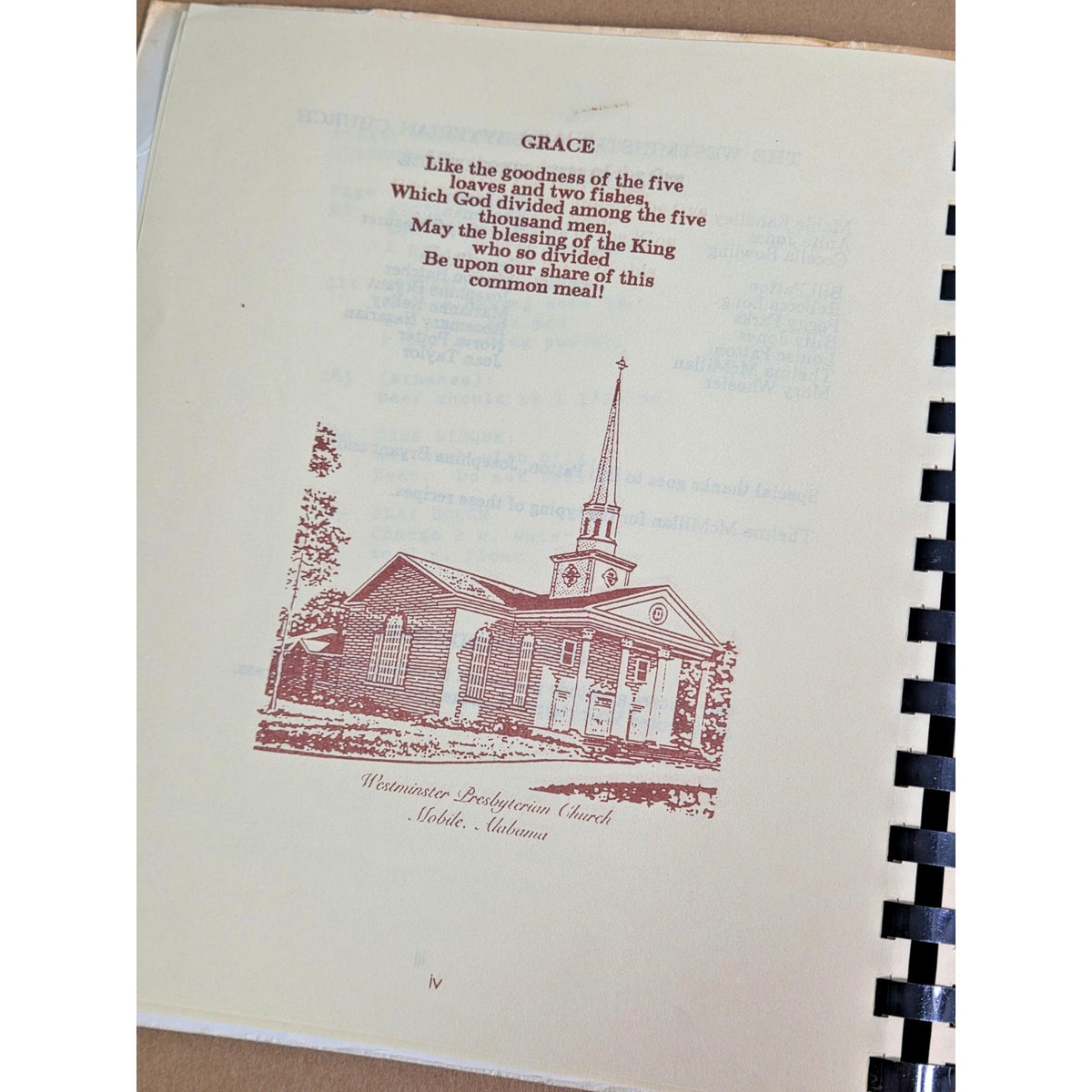 Vintage 1980s MANNA: Predestined to be Good Church Cookbook Mobile Alabama AL