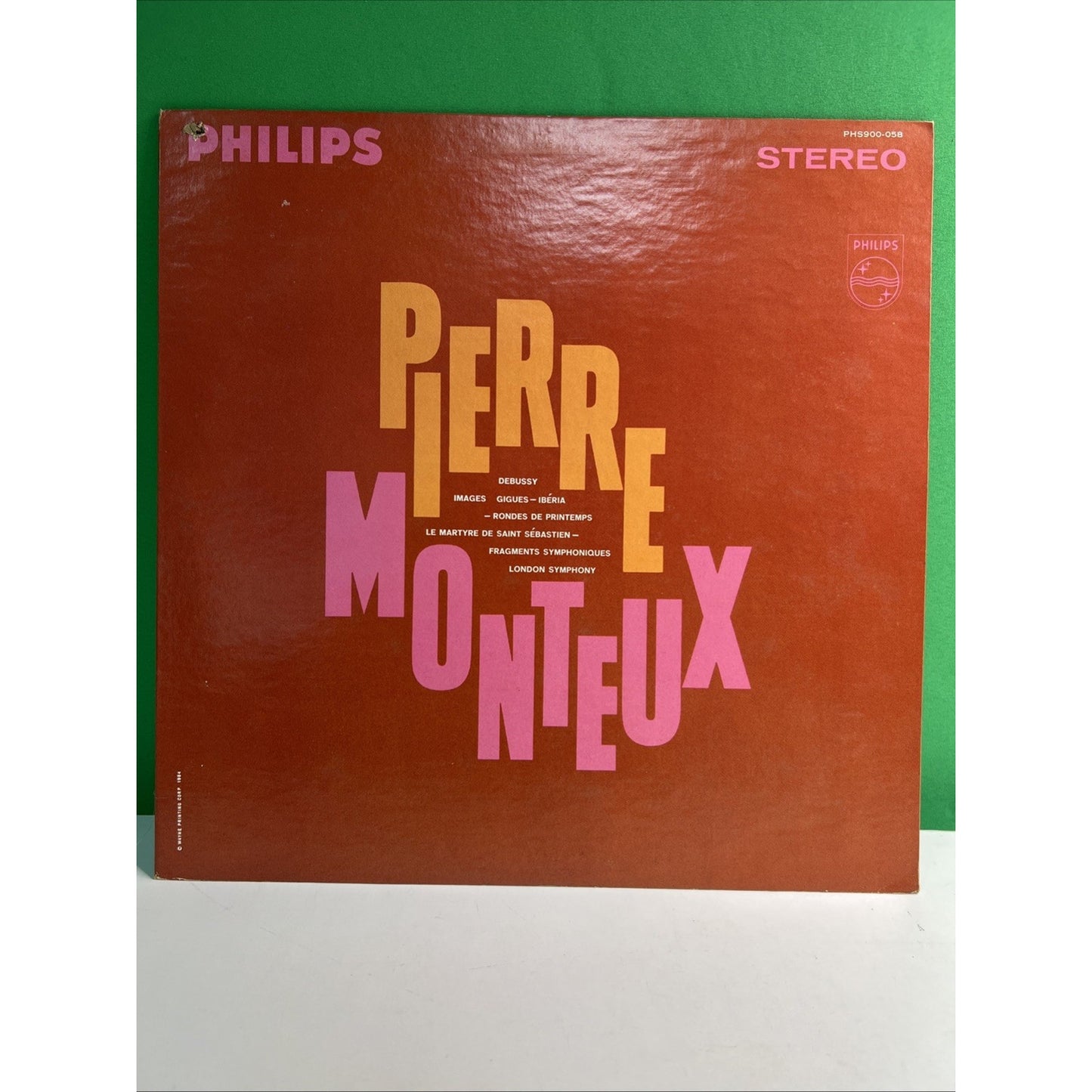 Pierre Monteux London Symphony Orchestra Roger Lord Debussy Image LP Record