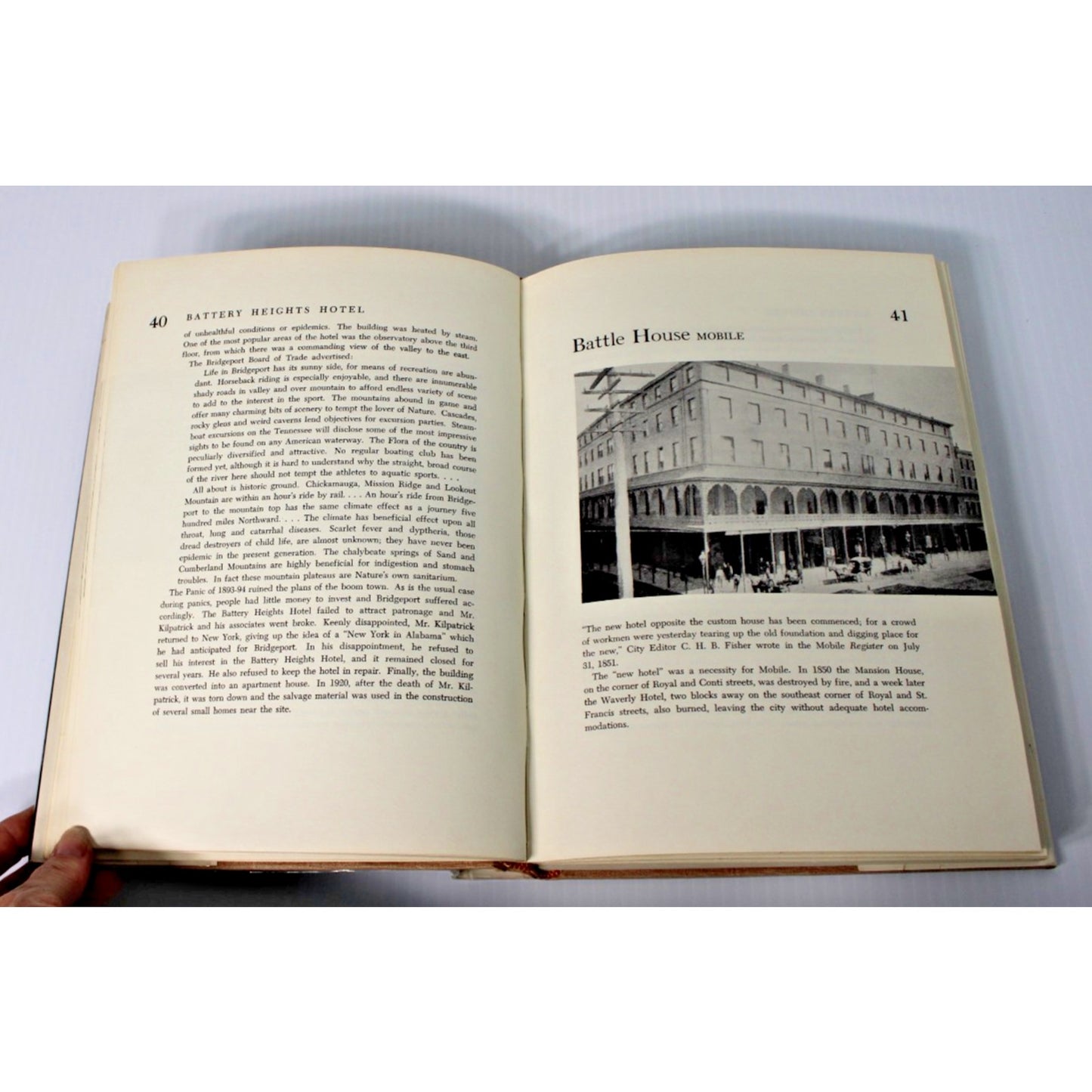 Rare Signed 1st Edition- Historic Alabama Hotels and Resorts- James Sulzby, 1960