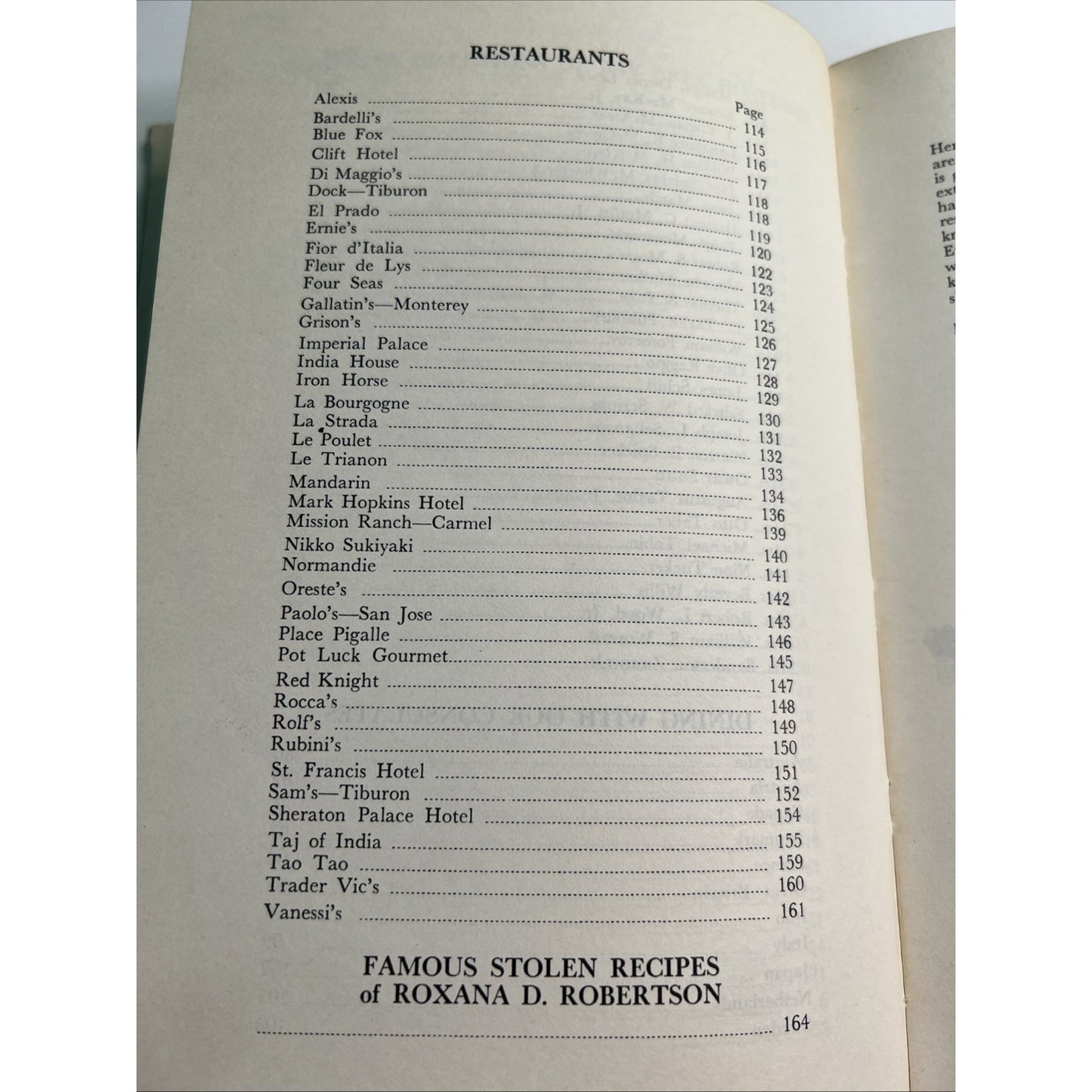 Golden Gate Gourmet Volume 2 Recipes 1962 HC DJ by Roxana Robertson