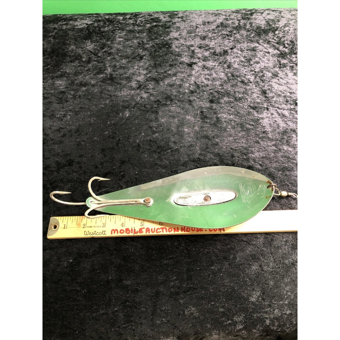 Vintage Montauk Striper Pet Spoon Deep Sea Fishing Lure 12”