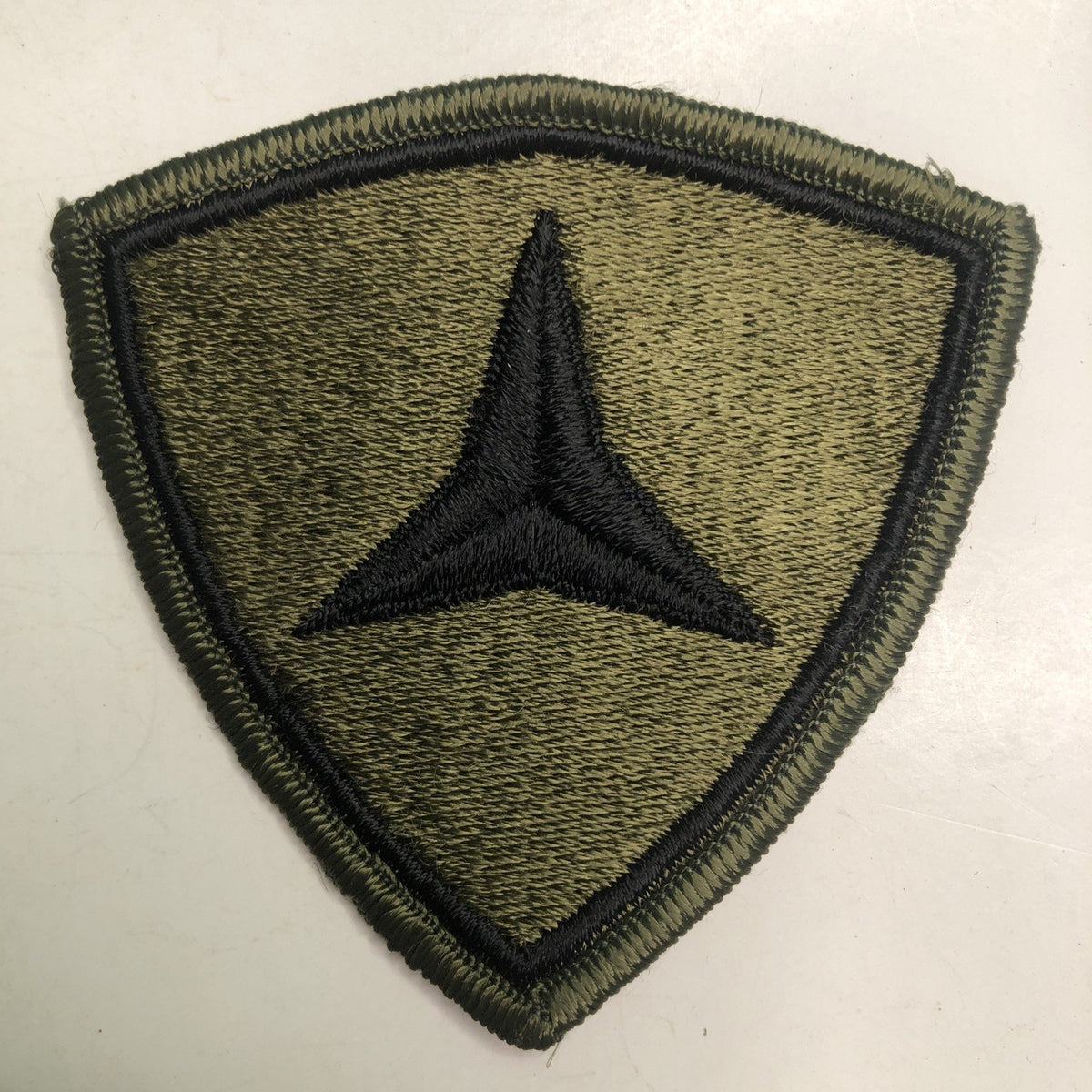 USMC 3rd Marine Division Embroidered PATCH Subdued OD Green 3d MarDiv Marines