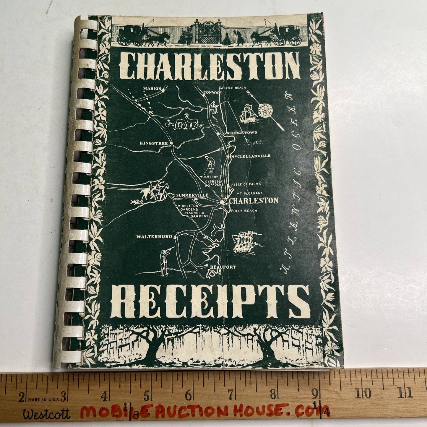 Charleston Receipts by the Junior League 1950 19th Printing 1974 Cookbook