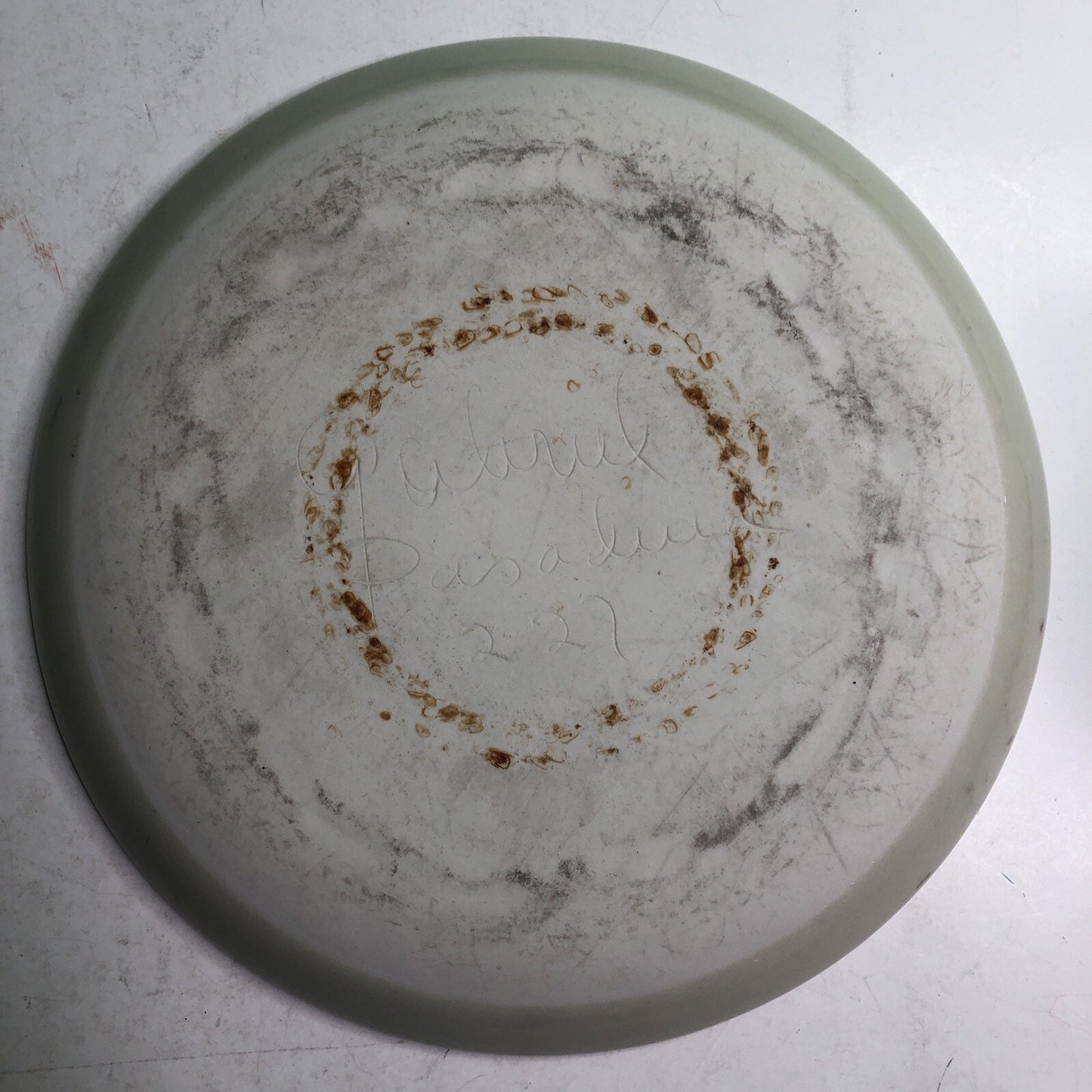Winfield Gabriel Pasadena Pottery 7.5” Plate Twig & Tweed #227 Handmade
