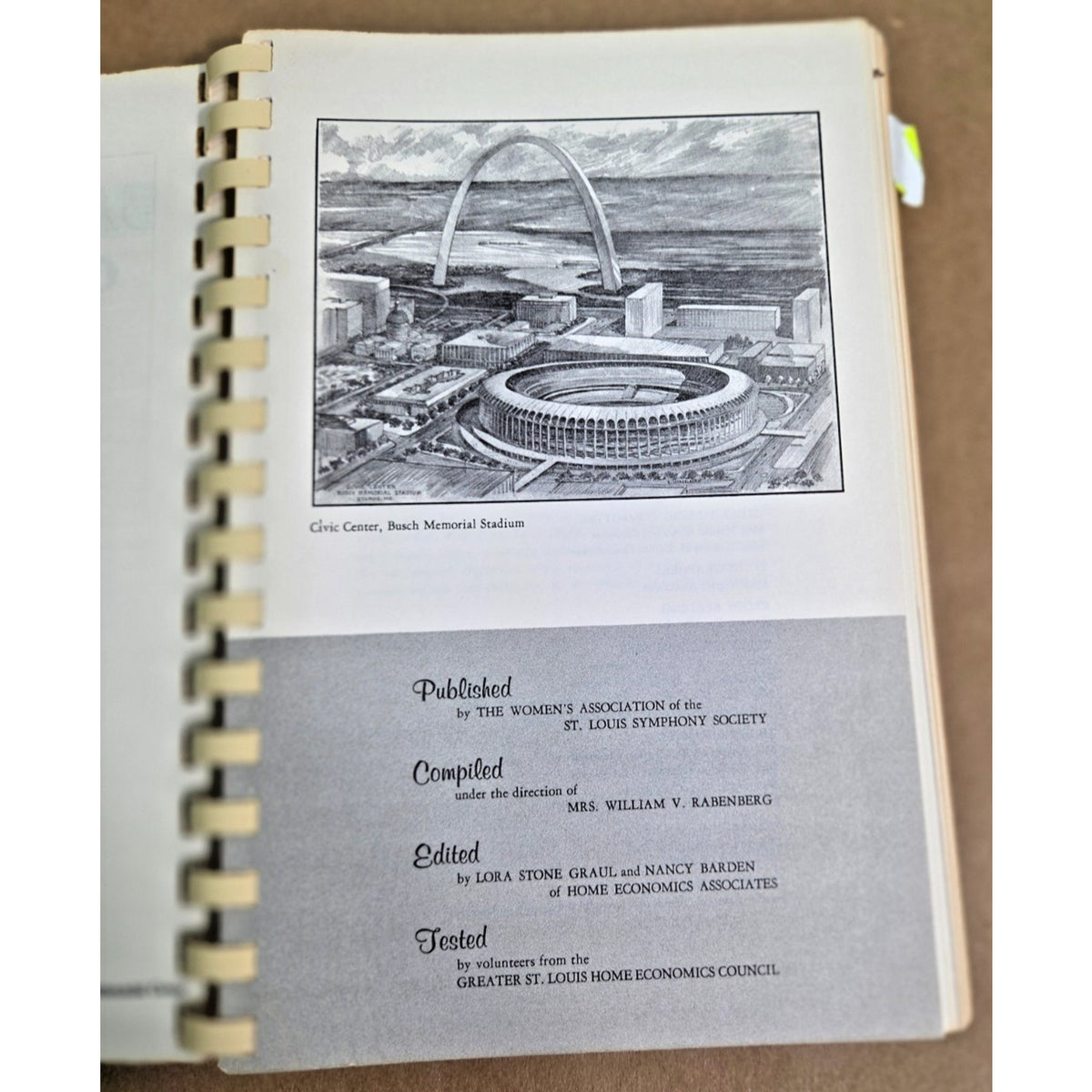 Vintage 1964 The Saint Louis Cookbook Bicentennial Issue St Louis Symphony