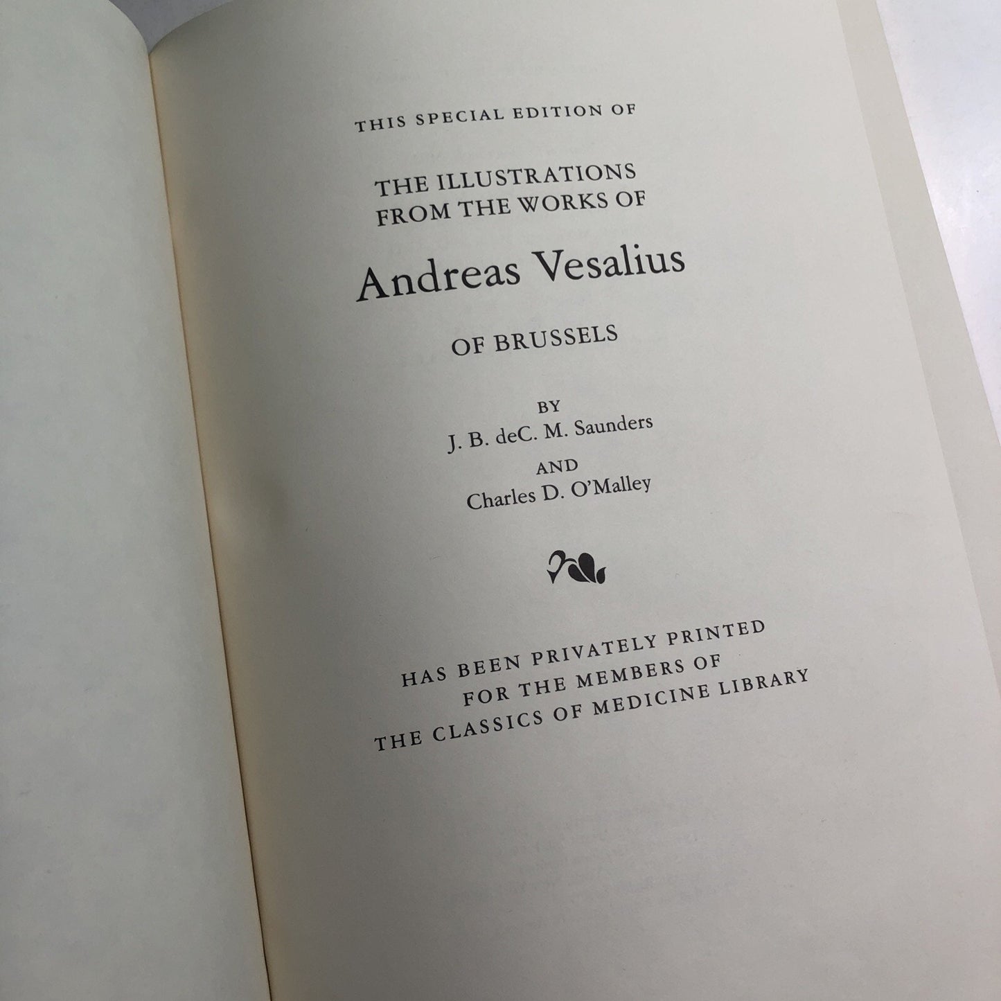 1993 Special Edition Illustrations From ANDREAS VESALIUS Of BRUSSELS Medicine