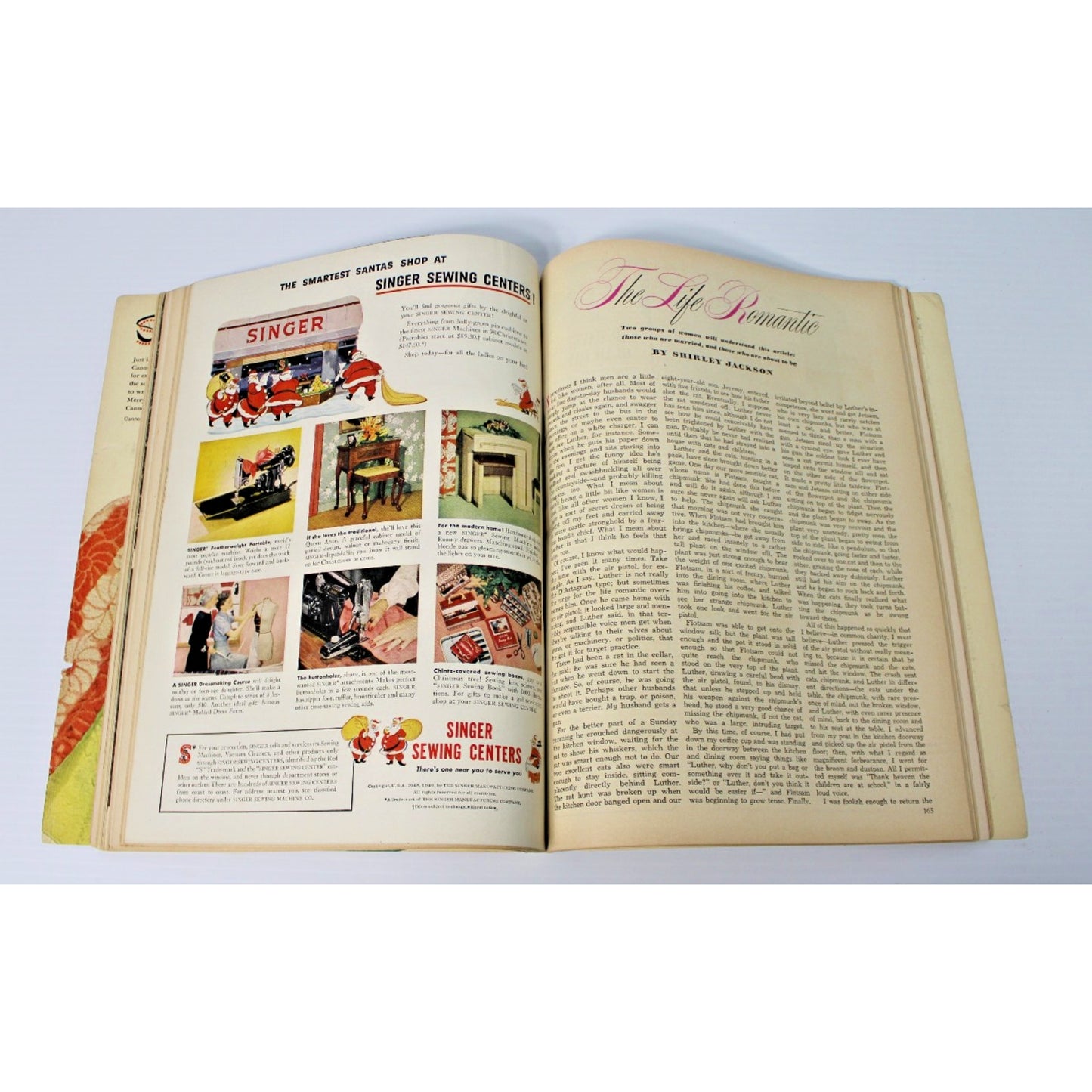 1949 December Good Housekeeping Magazine- Shirley Jackson, Lil Abner- VTG Rare!