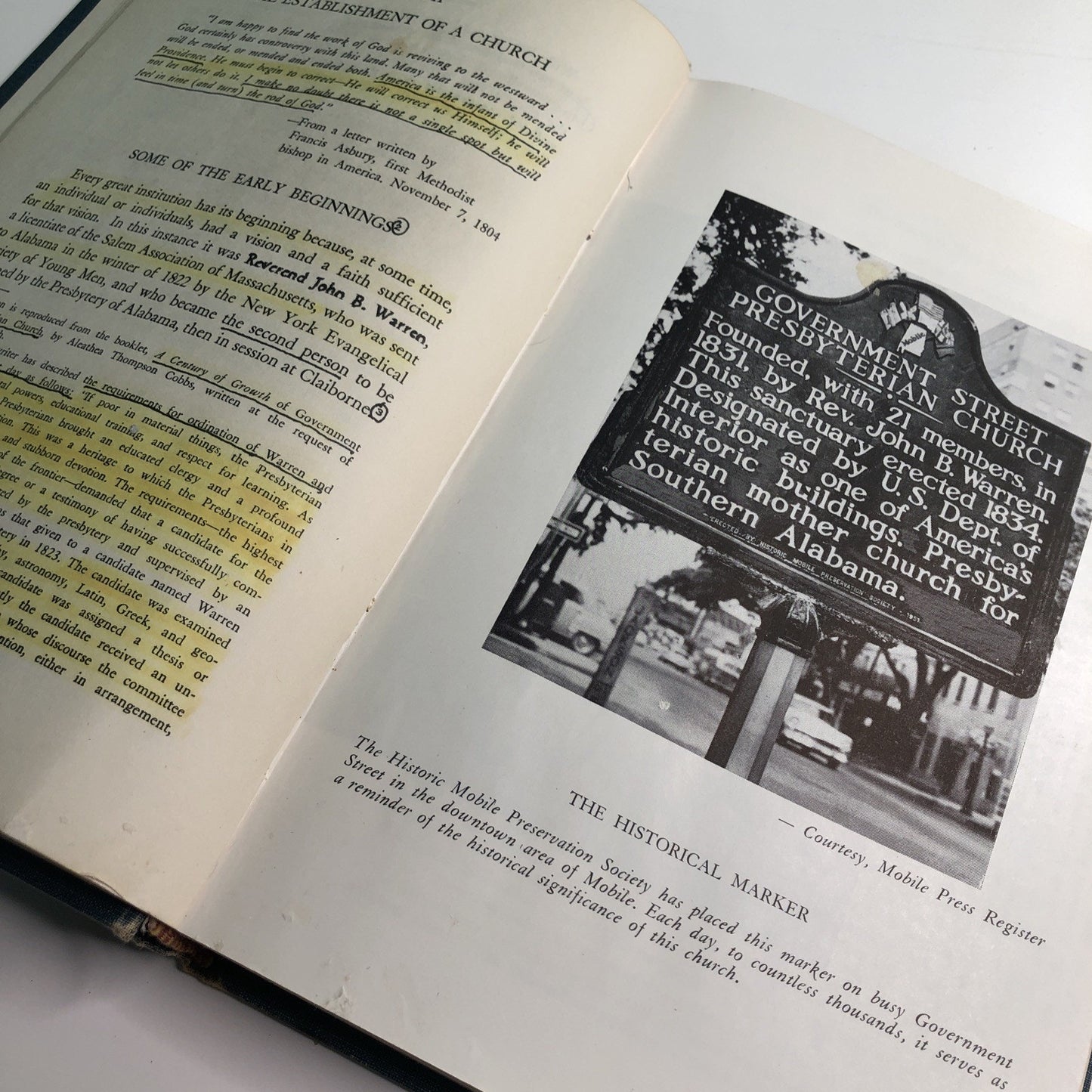 The Archives Tell A Story Gov’t Street Presbyterian Church by Charles D. Bates